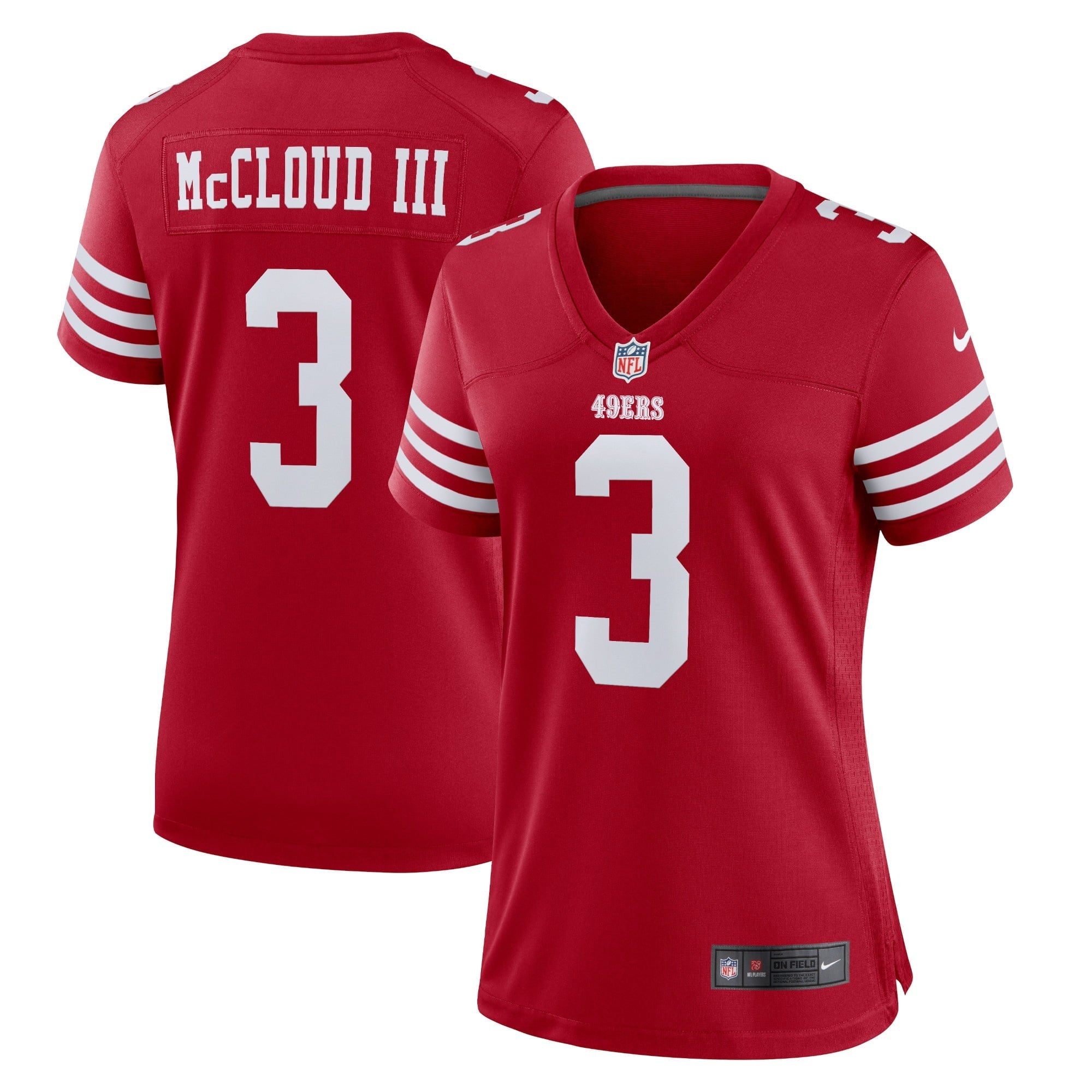 Women's Nike Ray Ray McCloud Scarlet San Francisco 49ers Game Jersey