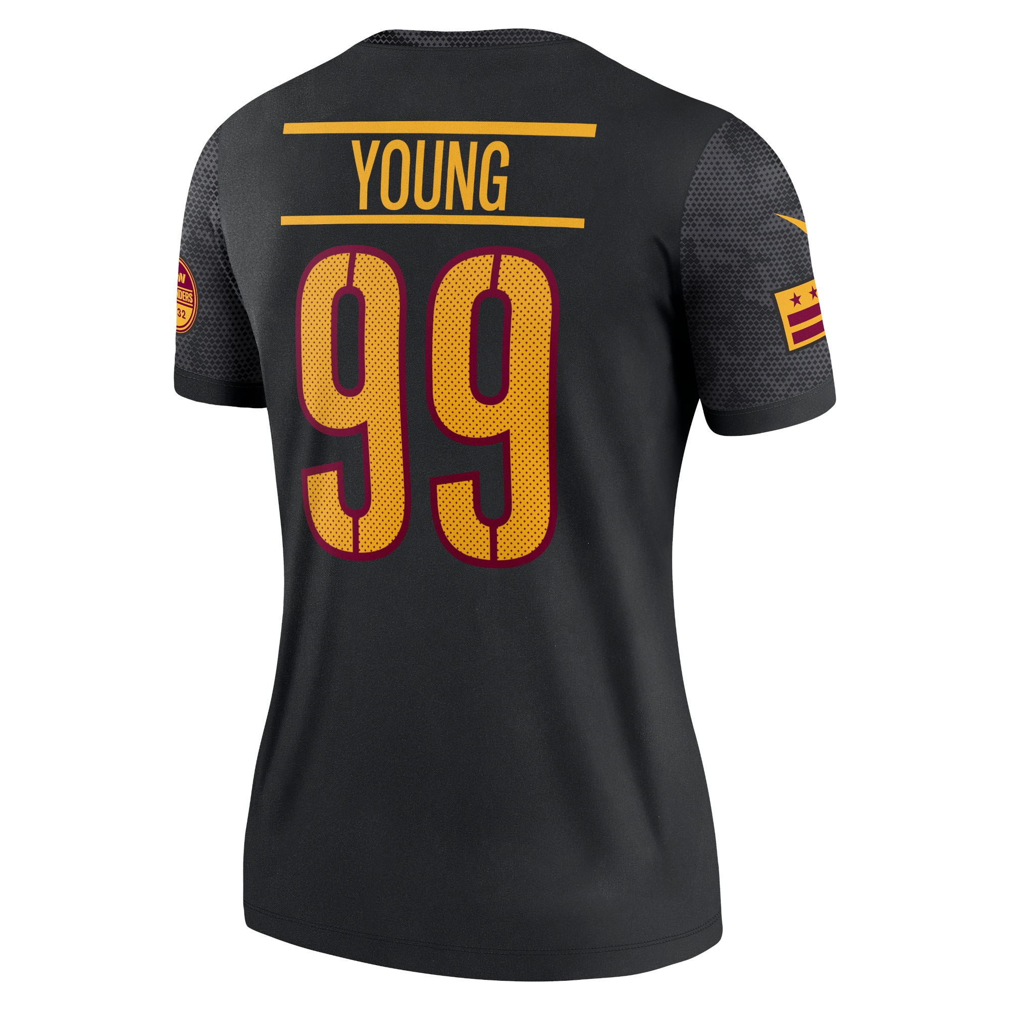 Chase Young Washington Commanders Nike Women's Alternate Legend Jersey - Black