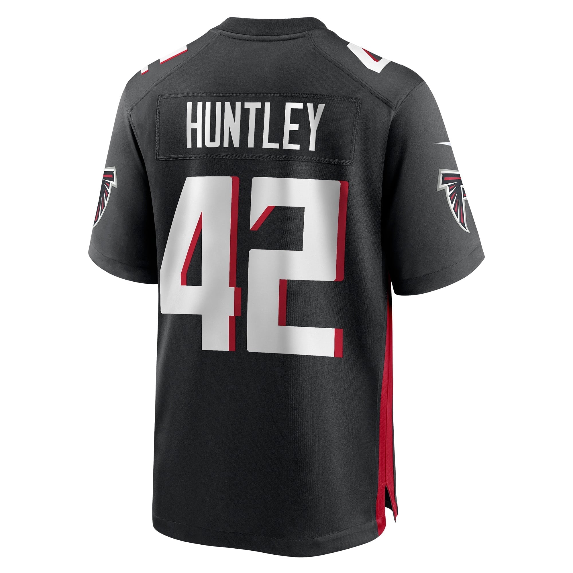 Men's Nike Caleb Huntley Black Atlanta Falcons Game Jersey