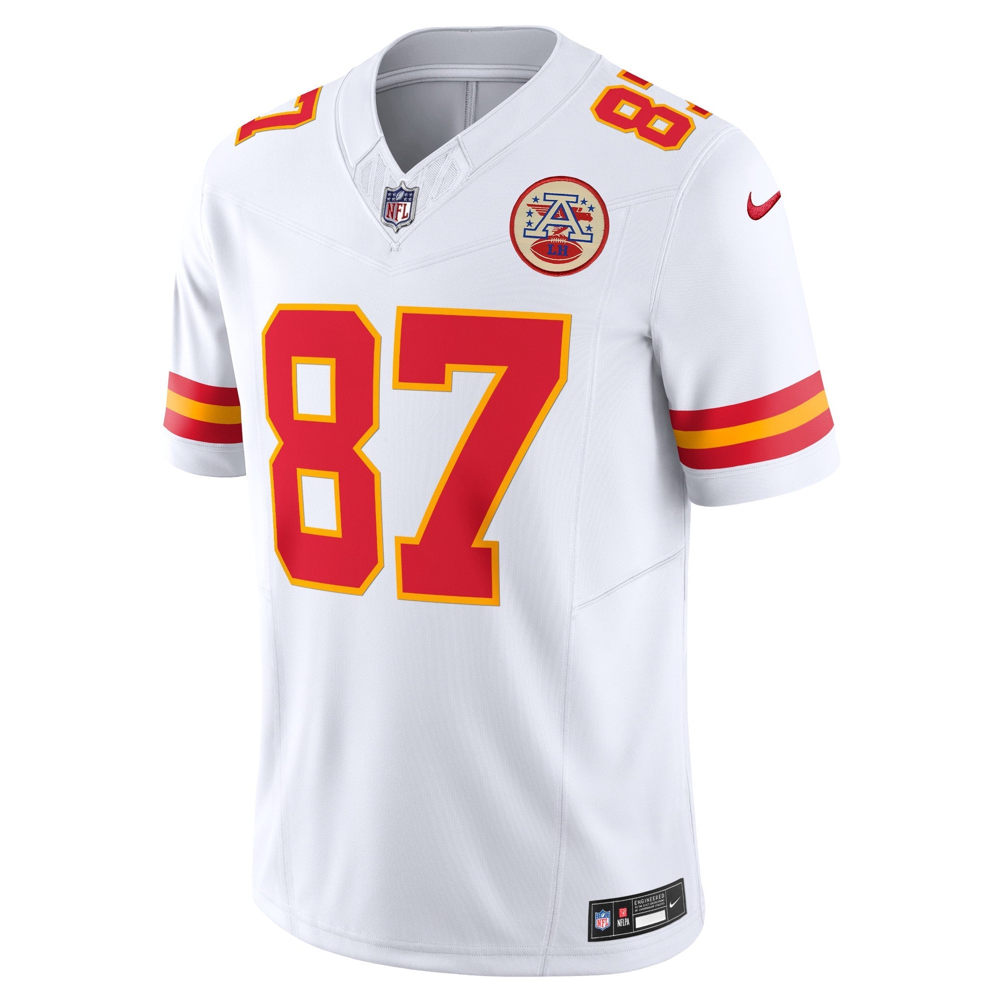 Men's Nike Travis Kelce White Kansas City Chiefs Vapor F.U.S.E. Limited Jersey