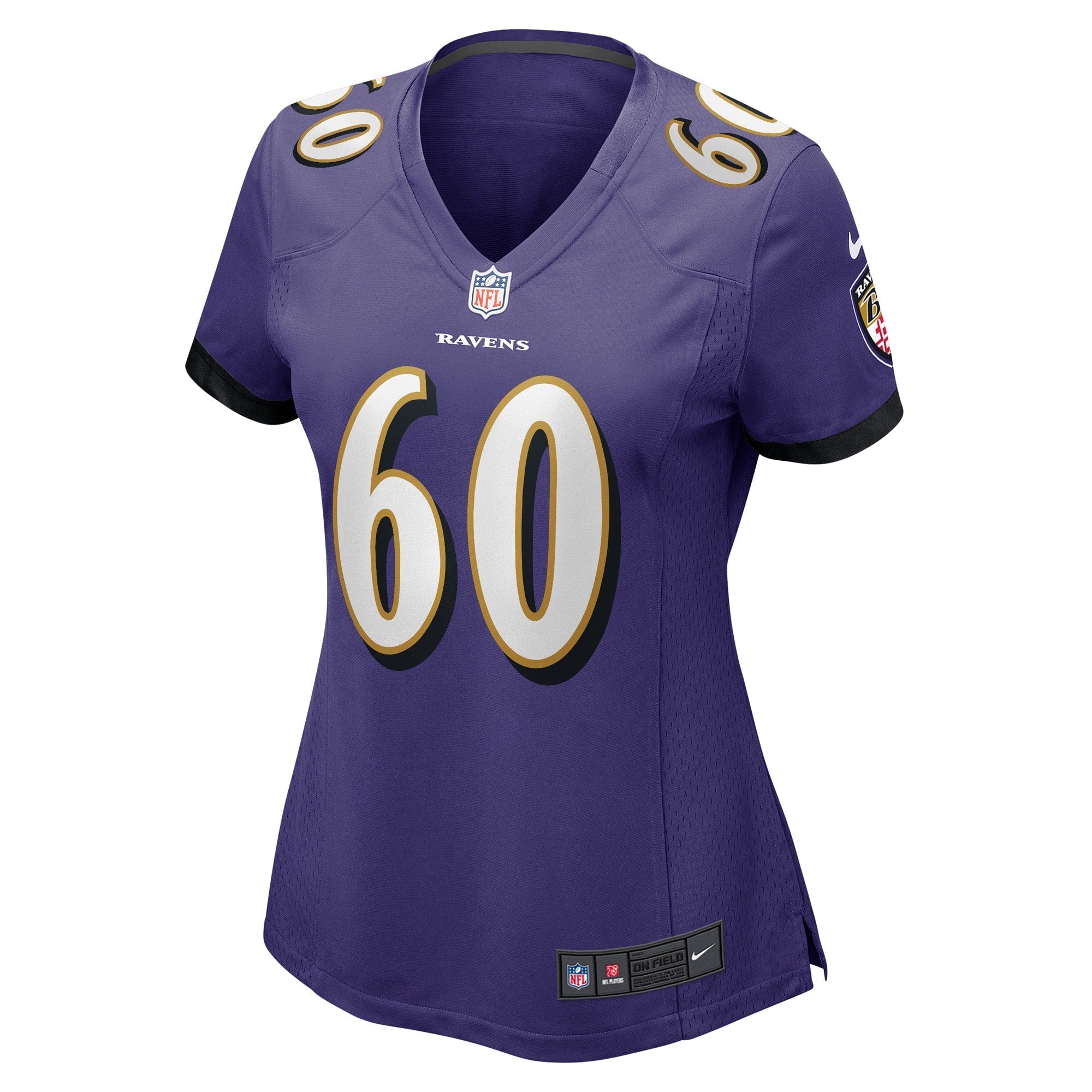 Women's Nike Steven Means Purple Baltimore Ravens Game Player Jersey