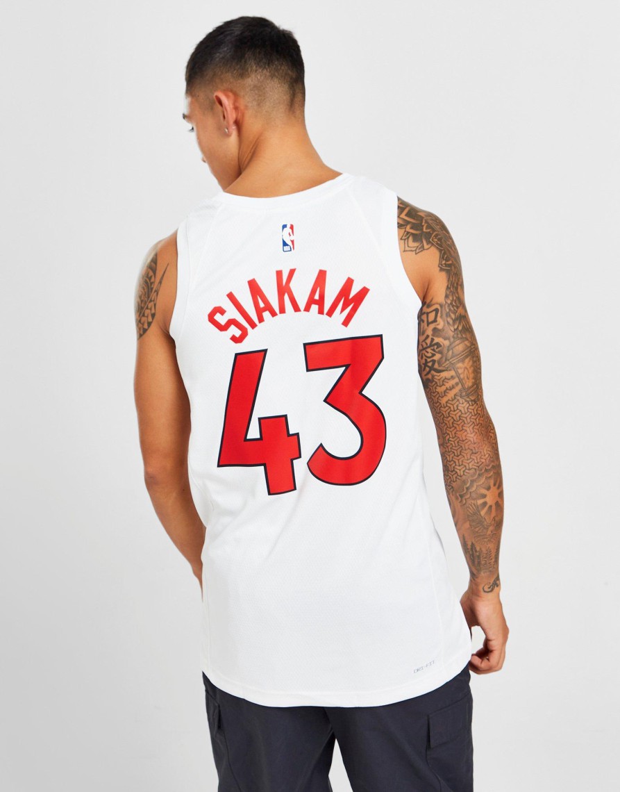 Cheap Nike NBA Toronto Raptors Siakam #43 Swingman Jersey Hvid XS