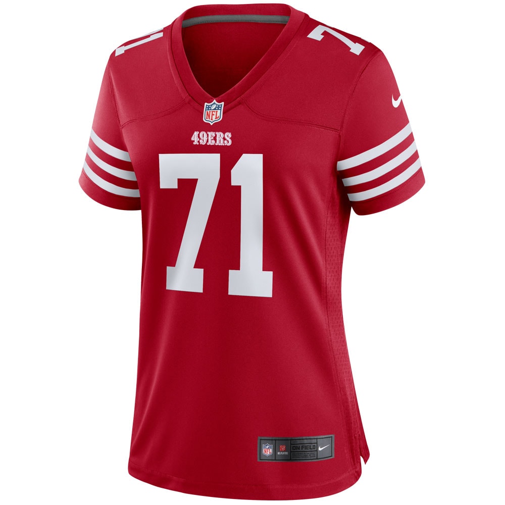 Women's Nike Trent Williams Scarlet San Francisco 49ers Team Player Game Jersey