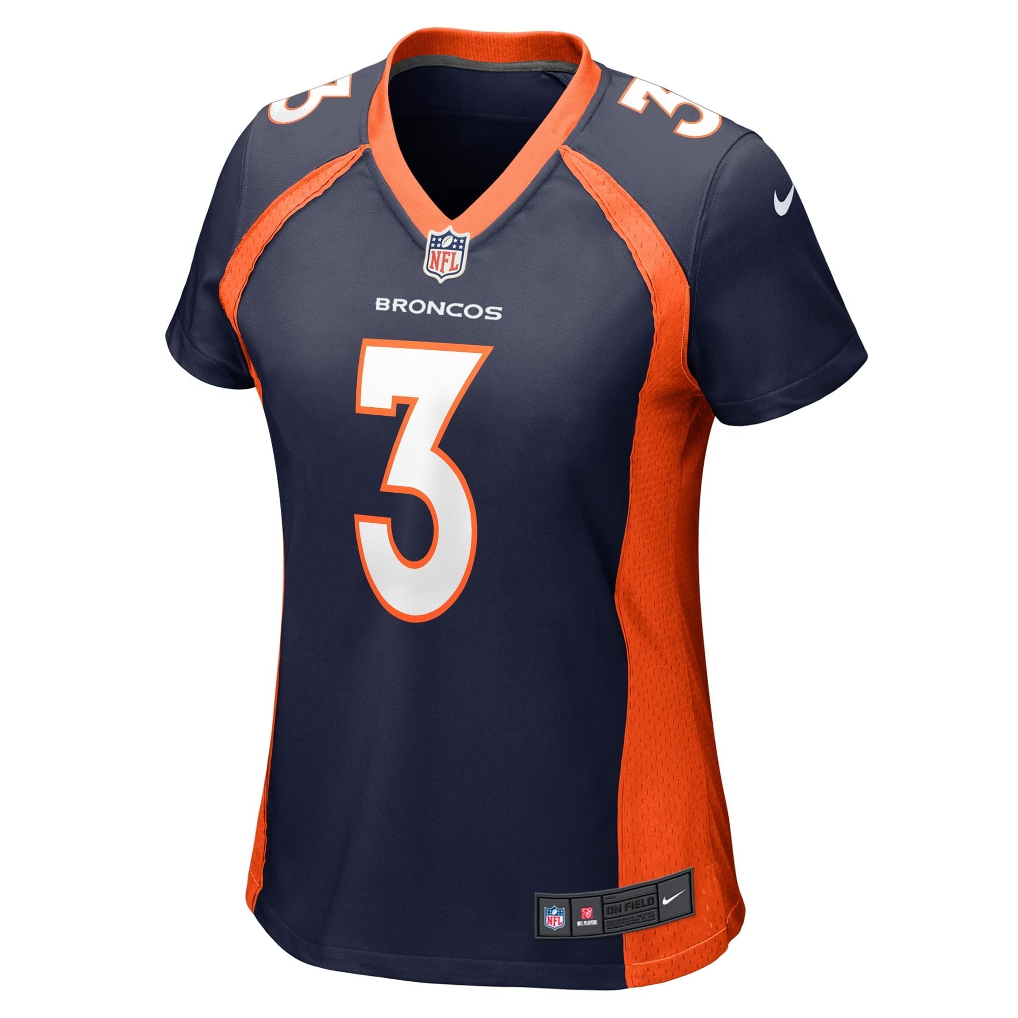 Women's Nike  Russell Wilson  Navy Denver Broncos Alternate Game Jersey