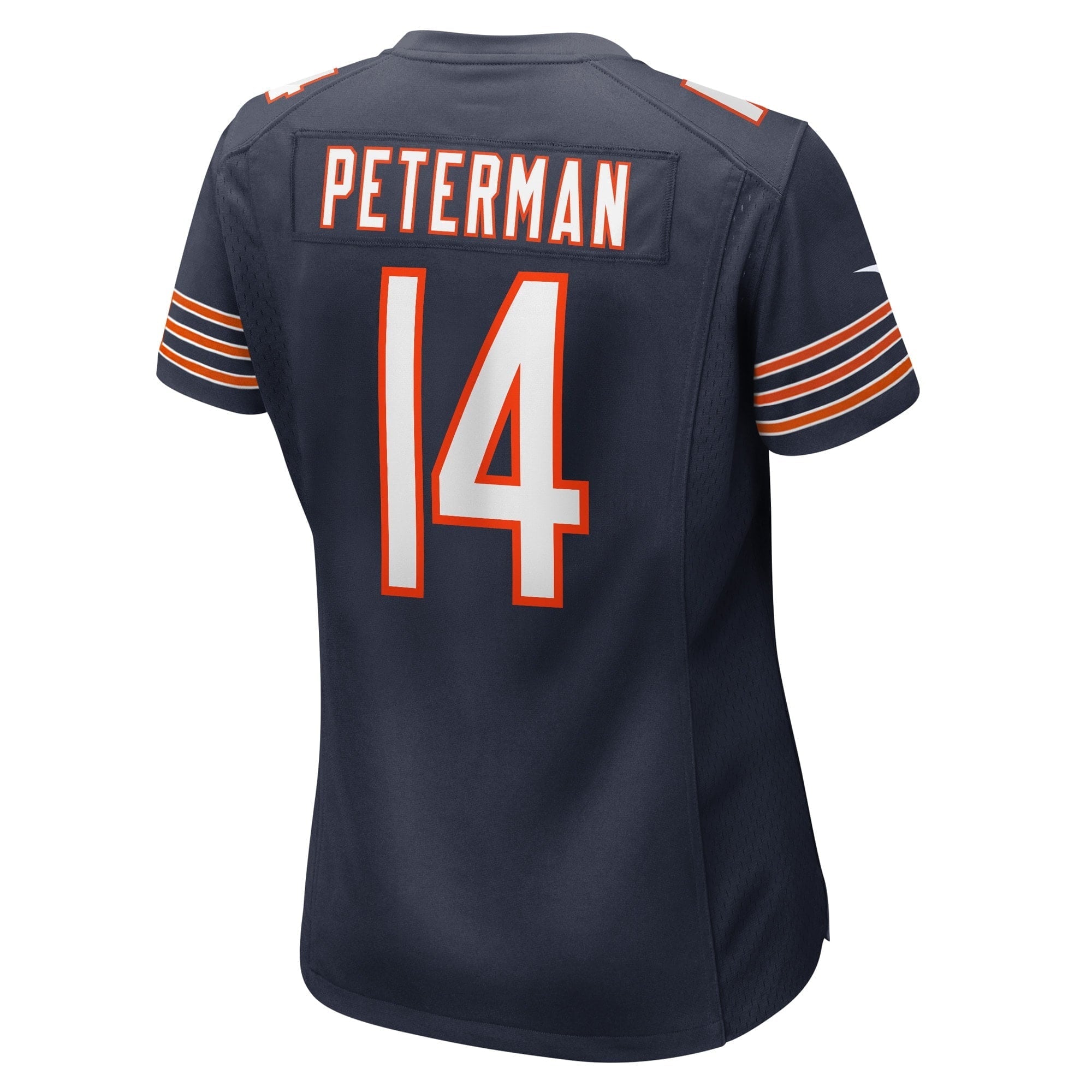 Women's Nike Nathan Peterman Navy Chicago Bears Game Player Jersey