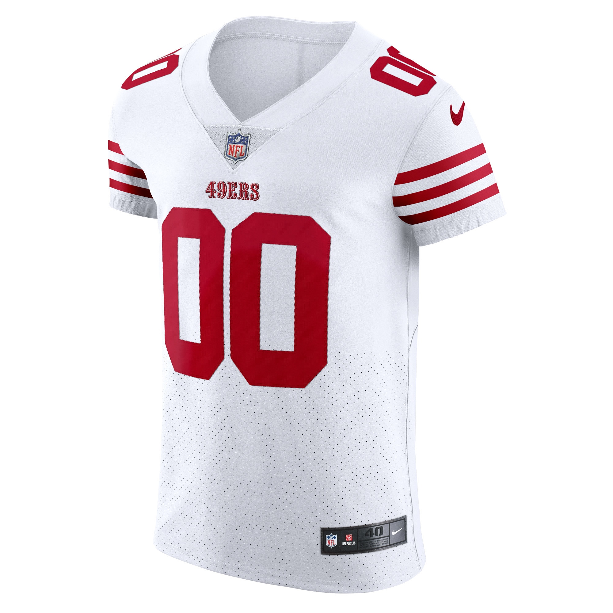 San Francisco 49ers Nike Vapor Elite Custom Jersey - White