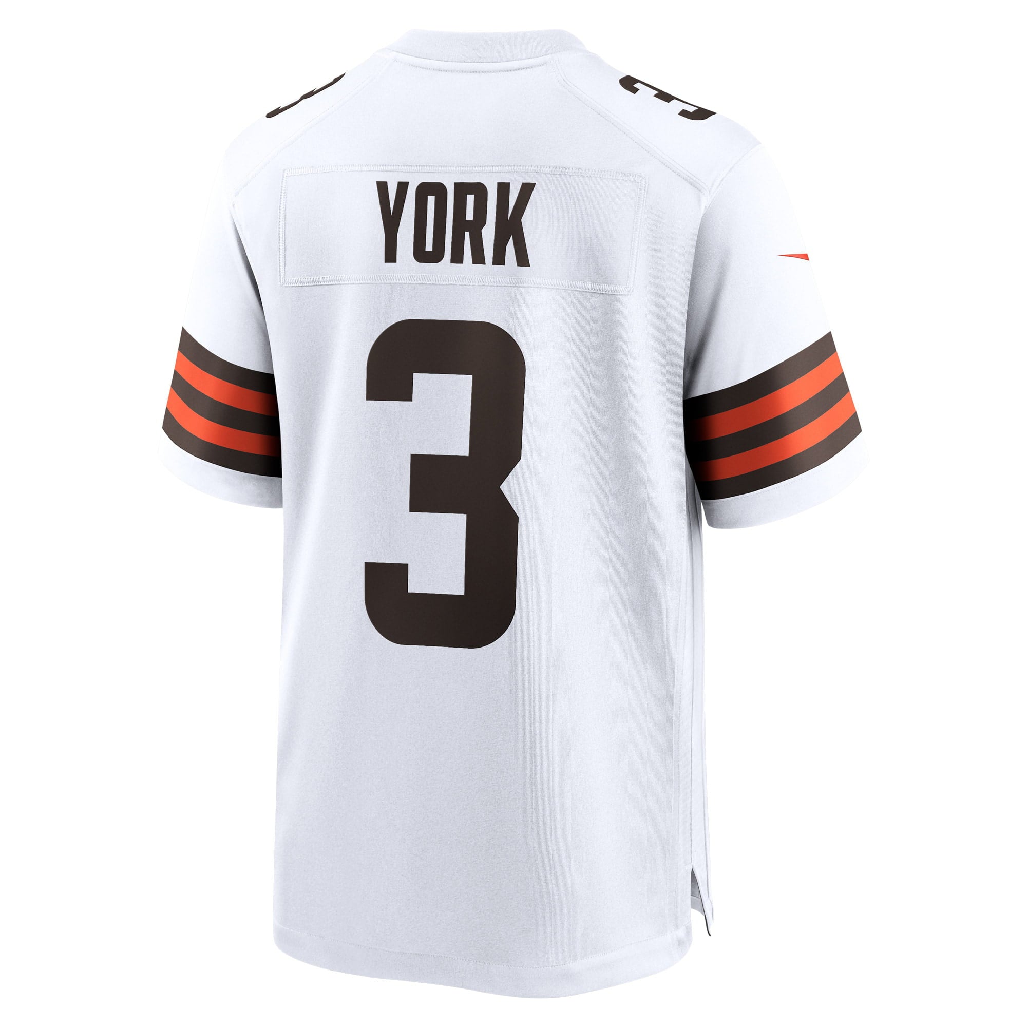 Men's Nike Cade York White Cleveland Browns Game Player Jersey