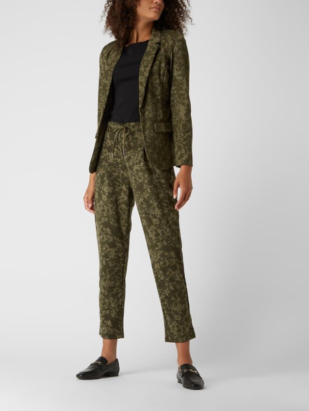 Clearance Fransa Blazer Aus Jersey Modell ‘Blenda’ – Olivgrün XS