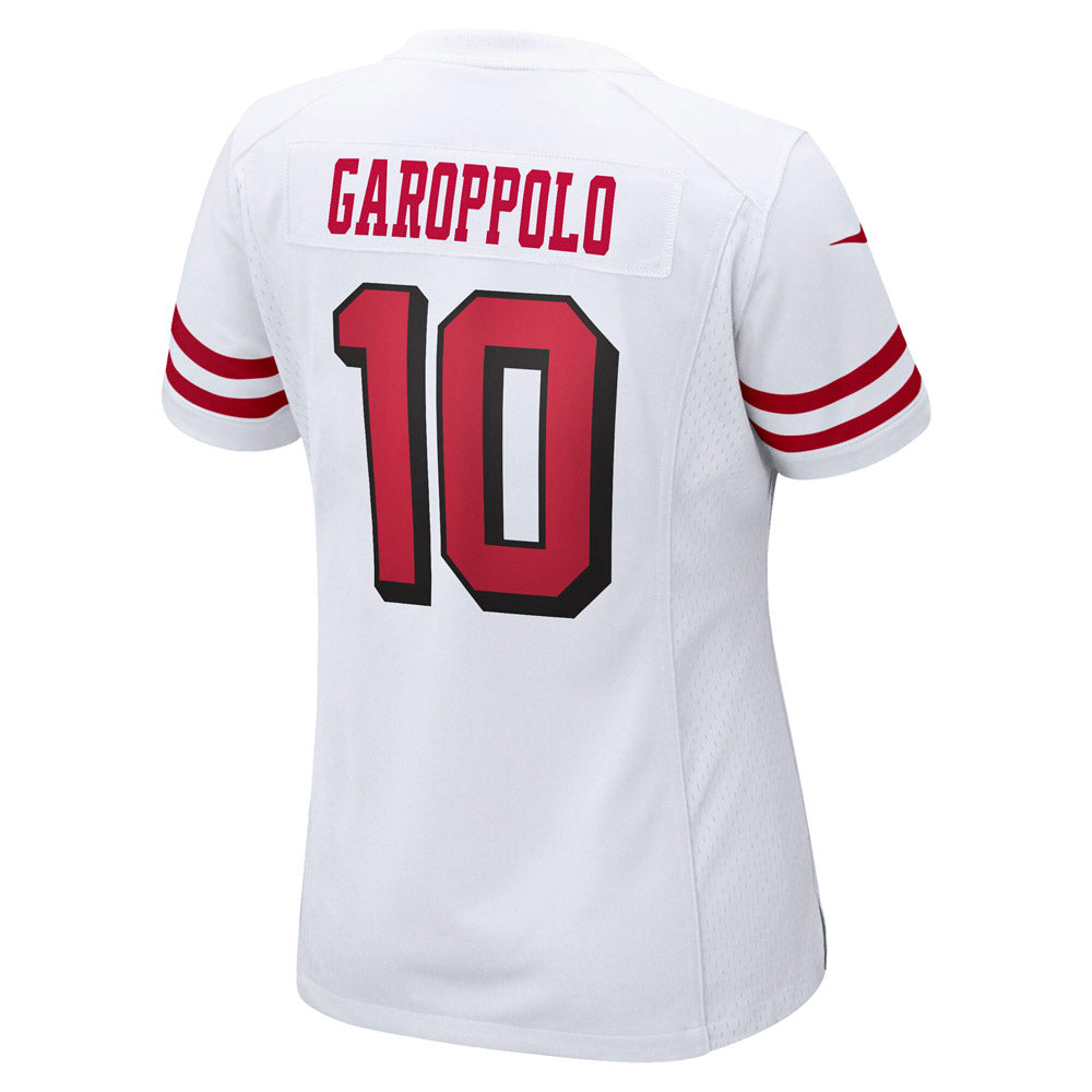 Women's San Francisco 49ers Jimmy Garoppolo 75th Anniversary 2nd Alternate Game Jersey White