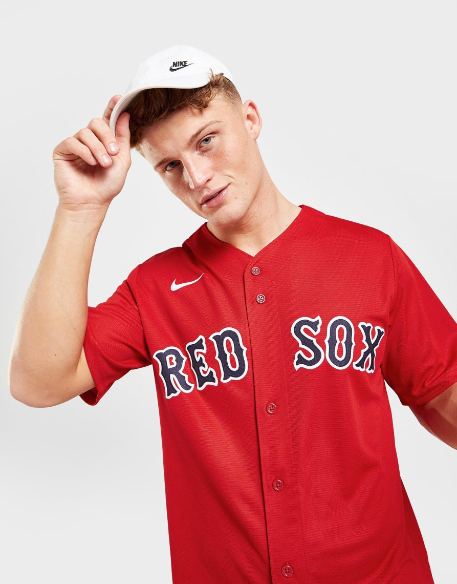 Sale Nike MLB Boston Red Sox Alternate Jersey Rød S