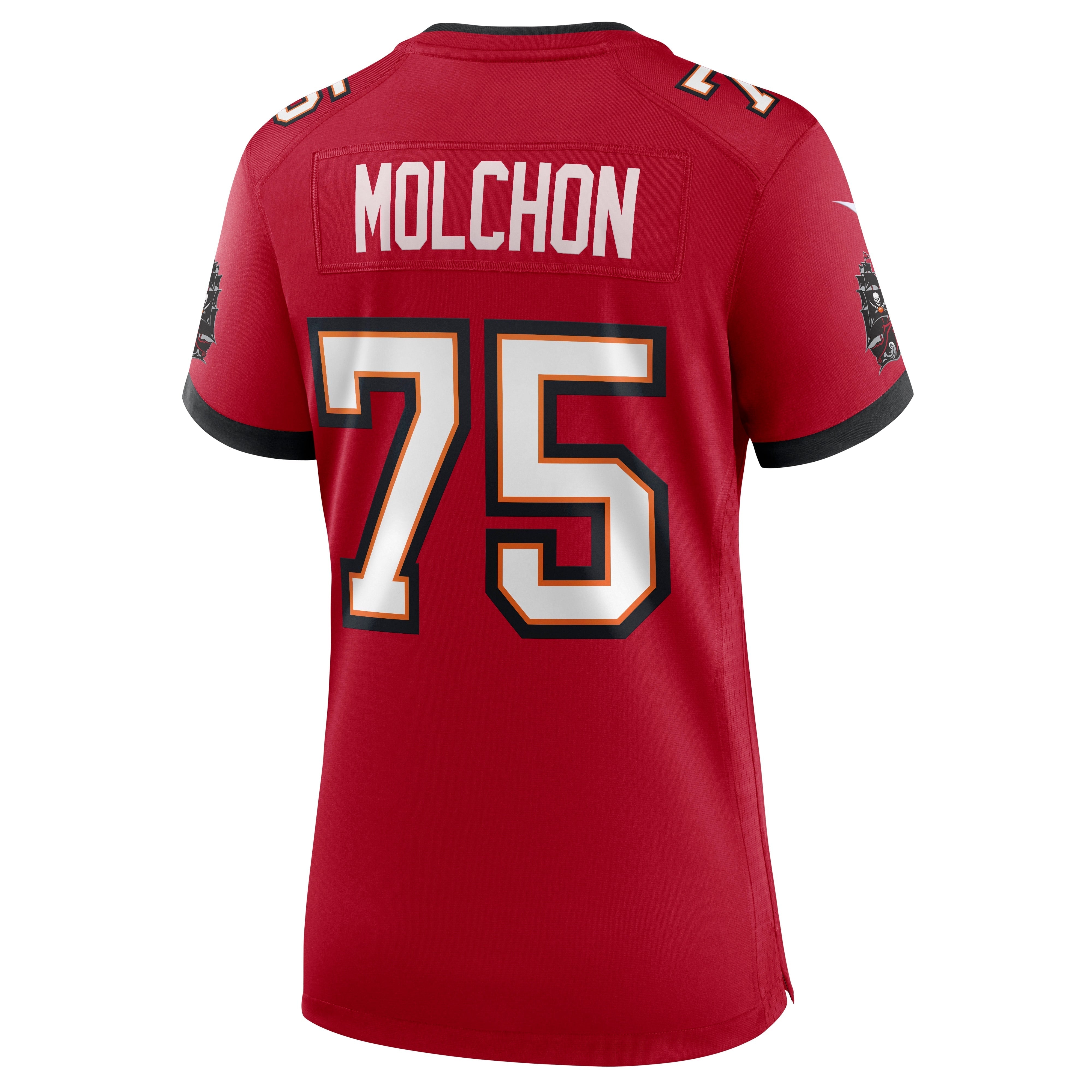 Women's Nike John Molchon Red Tampa Bay Buccaneers Game Jersey
