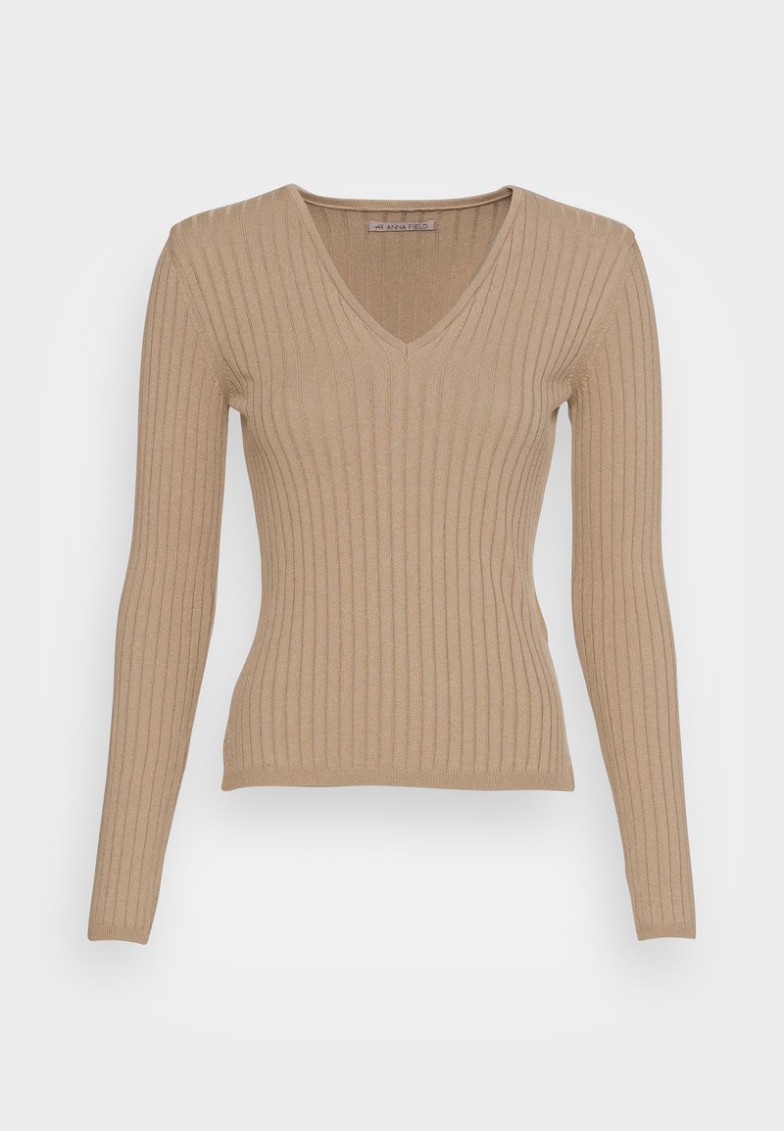 Outlet Anna Field Jersey De Punto – Tan, Mujer L