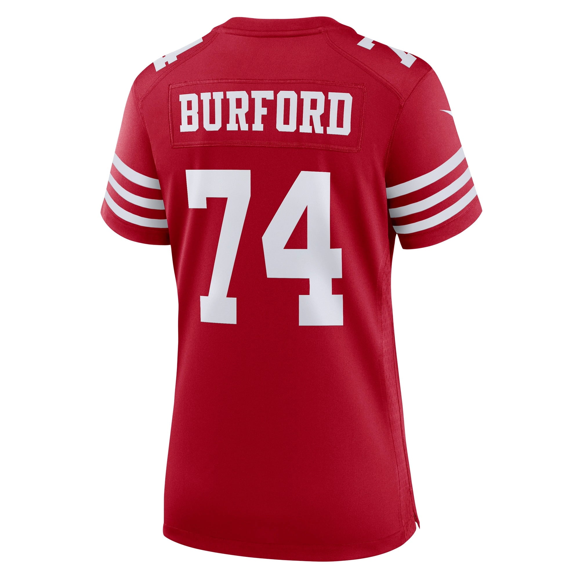 Women's Nike Spencer Burford Scarlet San Francisco 49ers Game Player Jersey