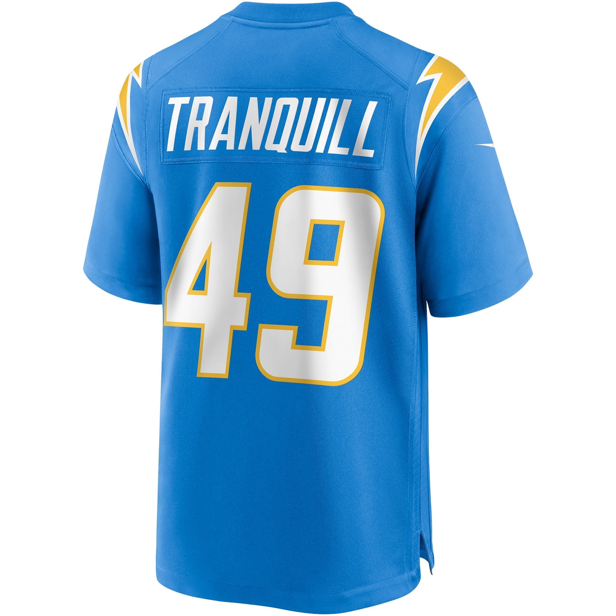Men's Nike Drue Tranquill Powder Blue Los Angeles Chargers Game Jersey