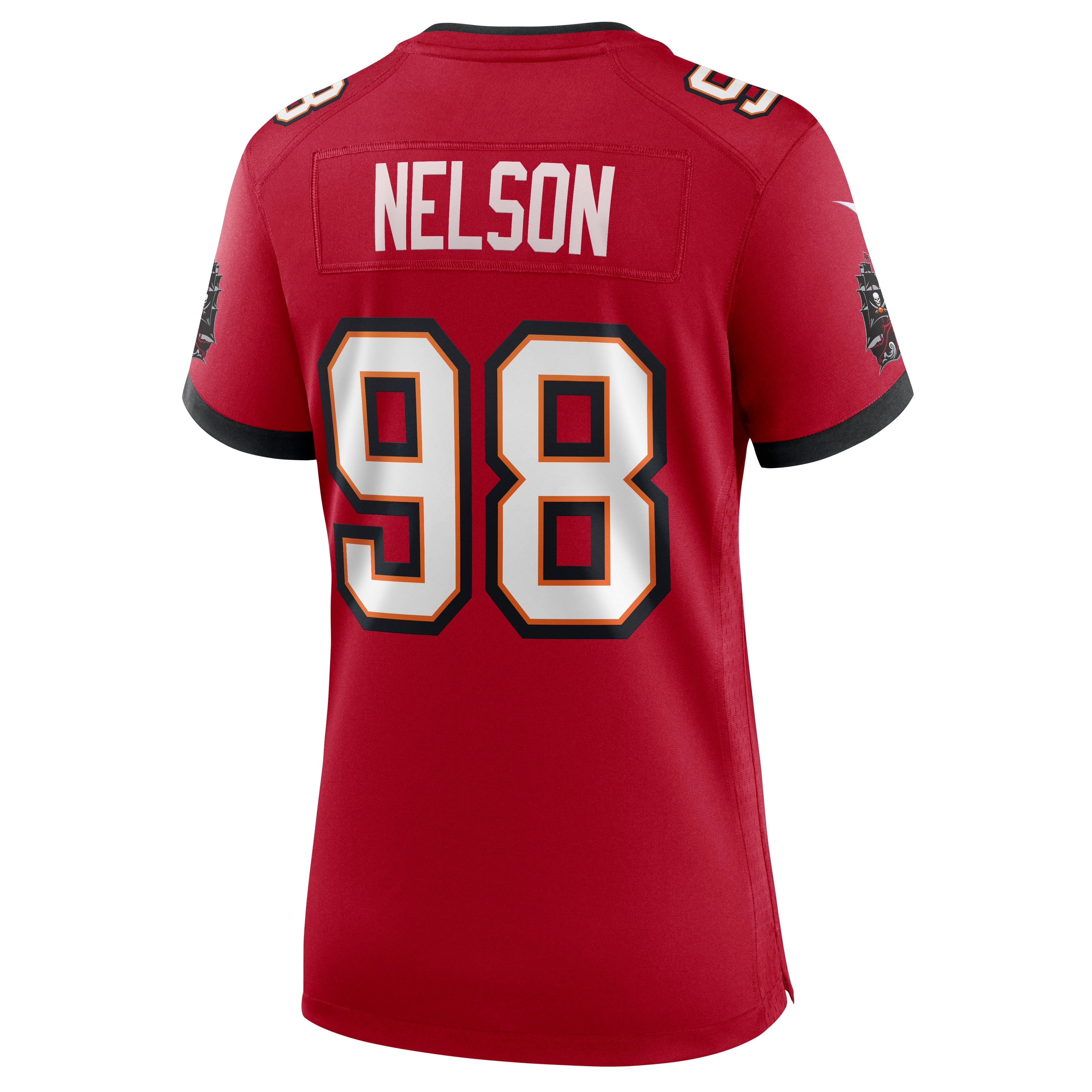 Women's Nike Anthony Nelson Red Tampa Bay Buccaneers Game Jersey