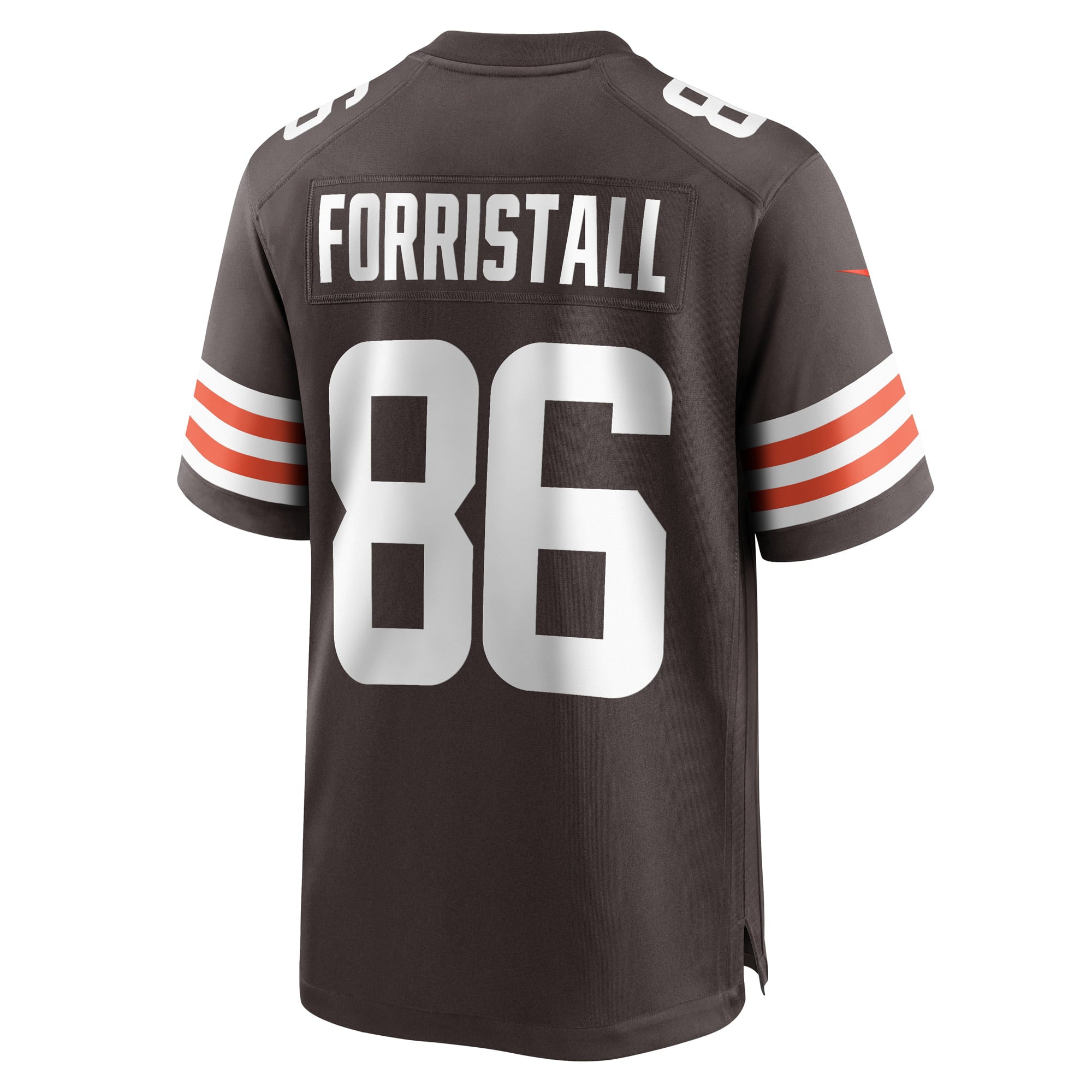 Men's Nike Miller Forristall Brown Cleveland Browns Game Player Jersey