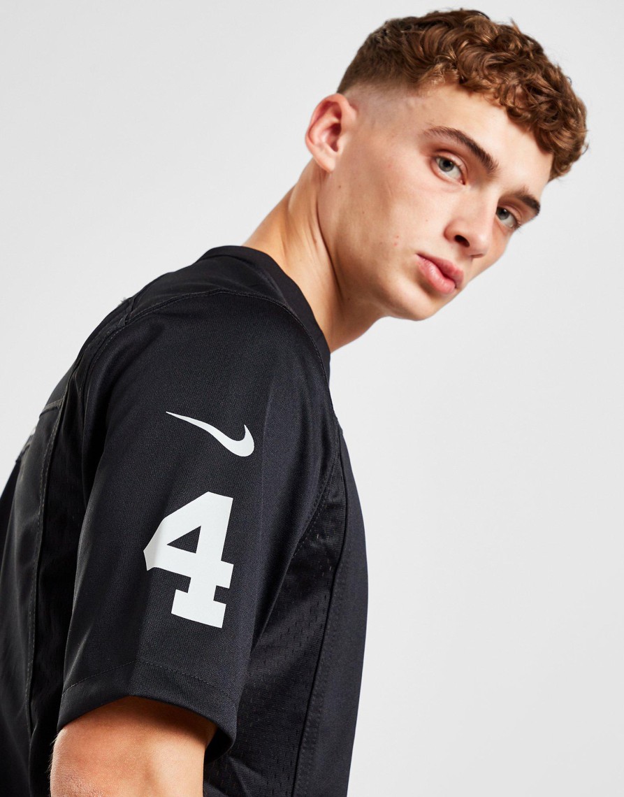 Discount Nike NFL Las Vegas Raiders Carr #4 Home Game Jersey Sort S