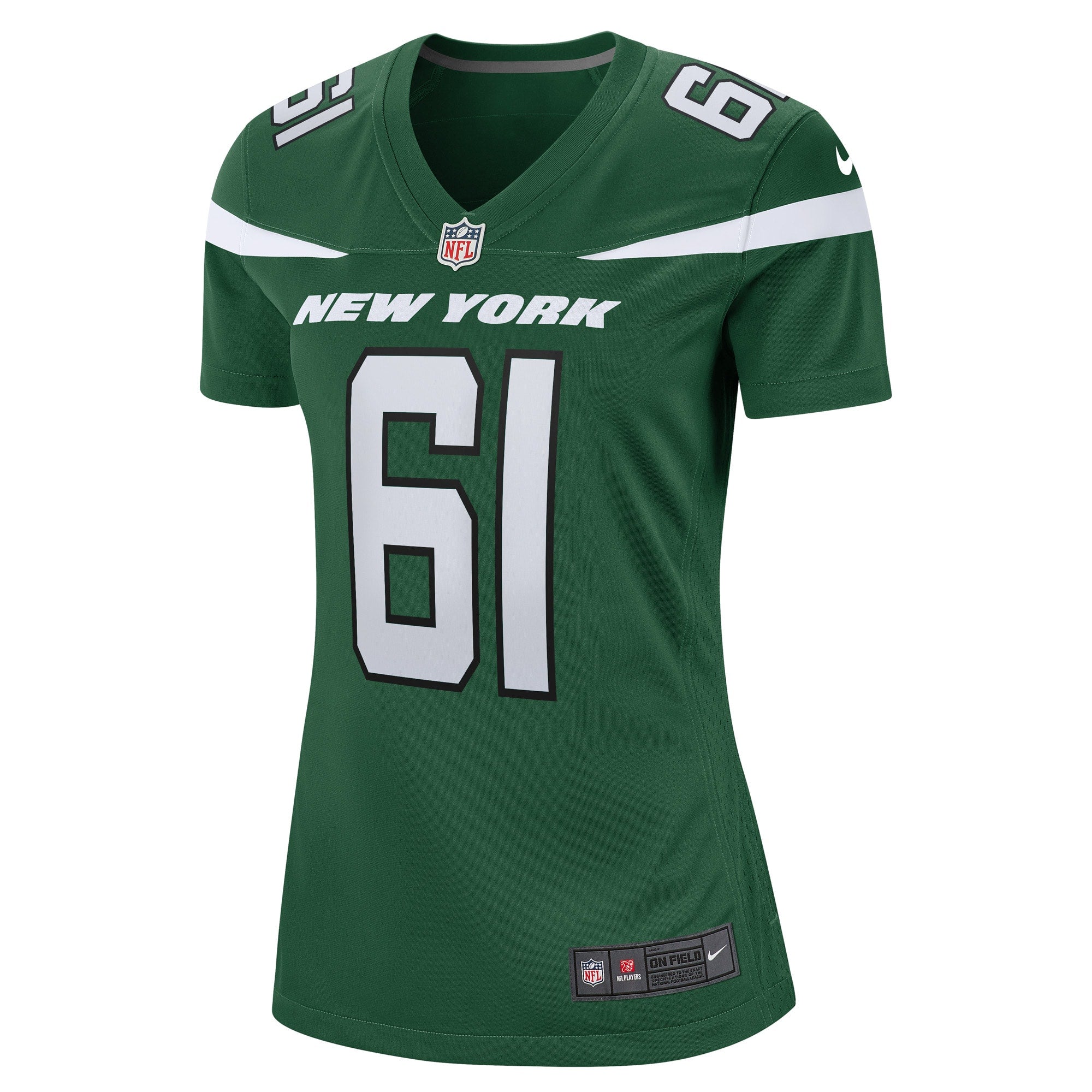 Women's Nike Max Mitchell Gotham Green New York Jets Game Player Jersey