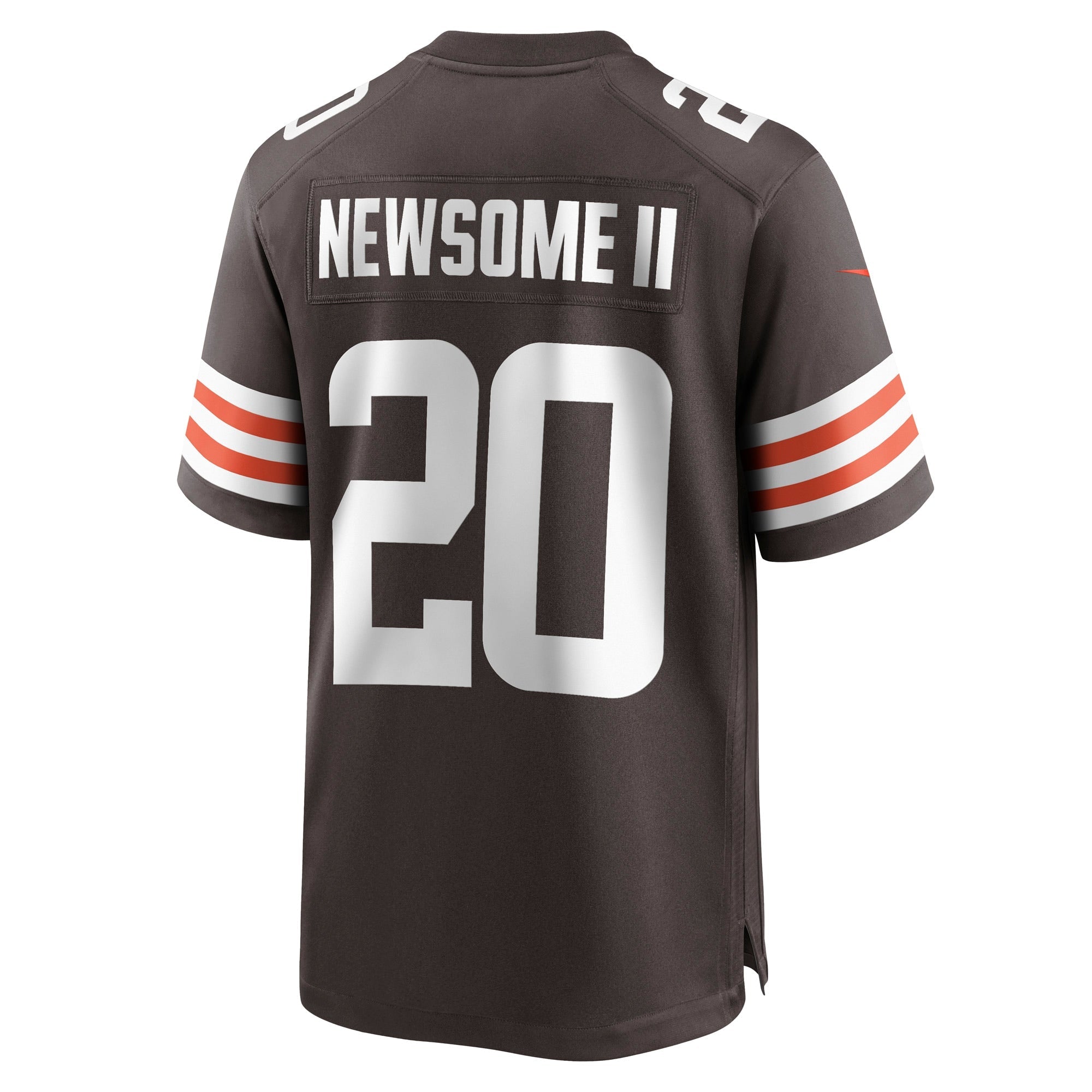 Men's Nike Gregory Newsome II Brown Cleveland Browns Game Jersey