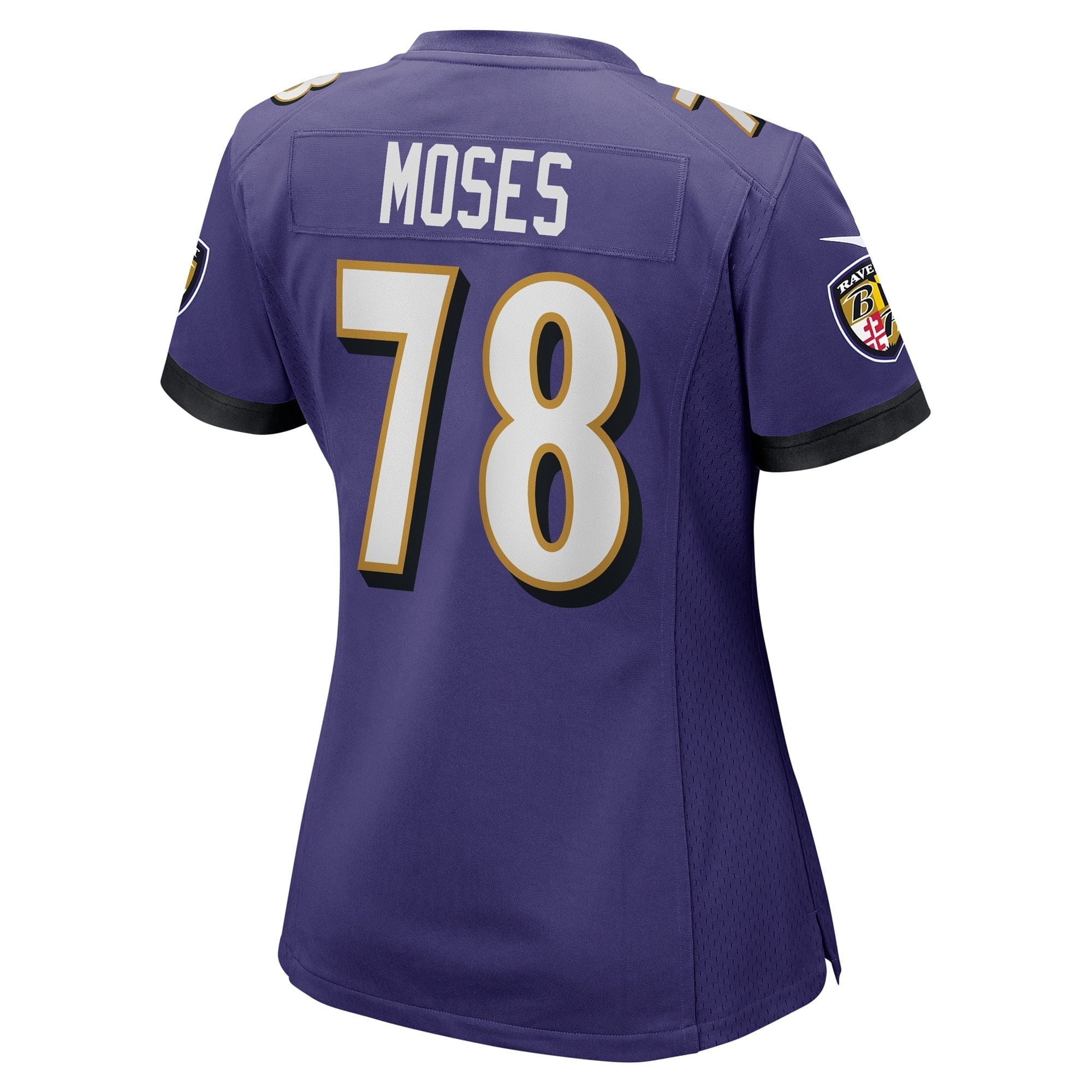 Women's Nike Morgan Moses Purple Baltimore Ravens Game Player Jersey