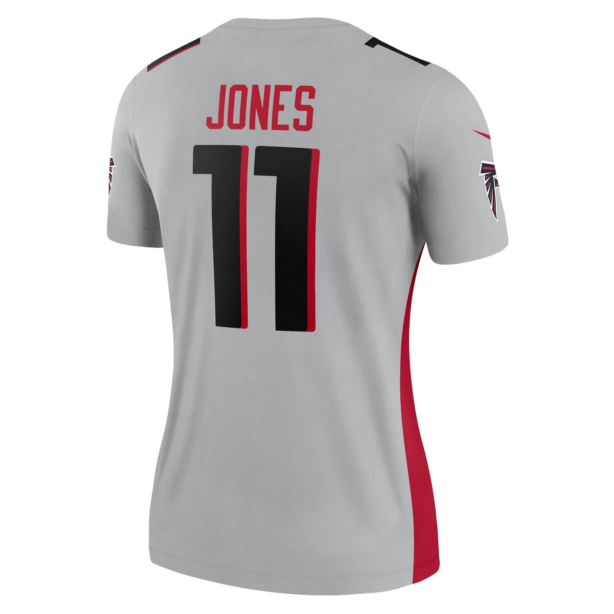 Women's Nike Julio Jones Silver Atlanta Falcons Inverted Legend Jersey
