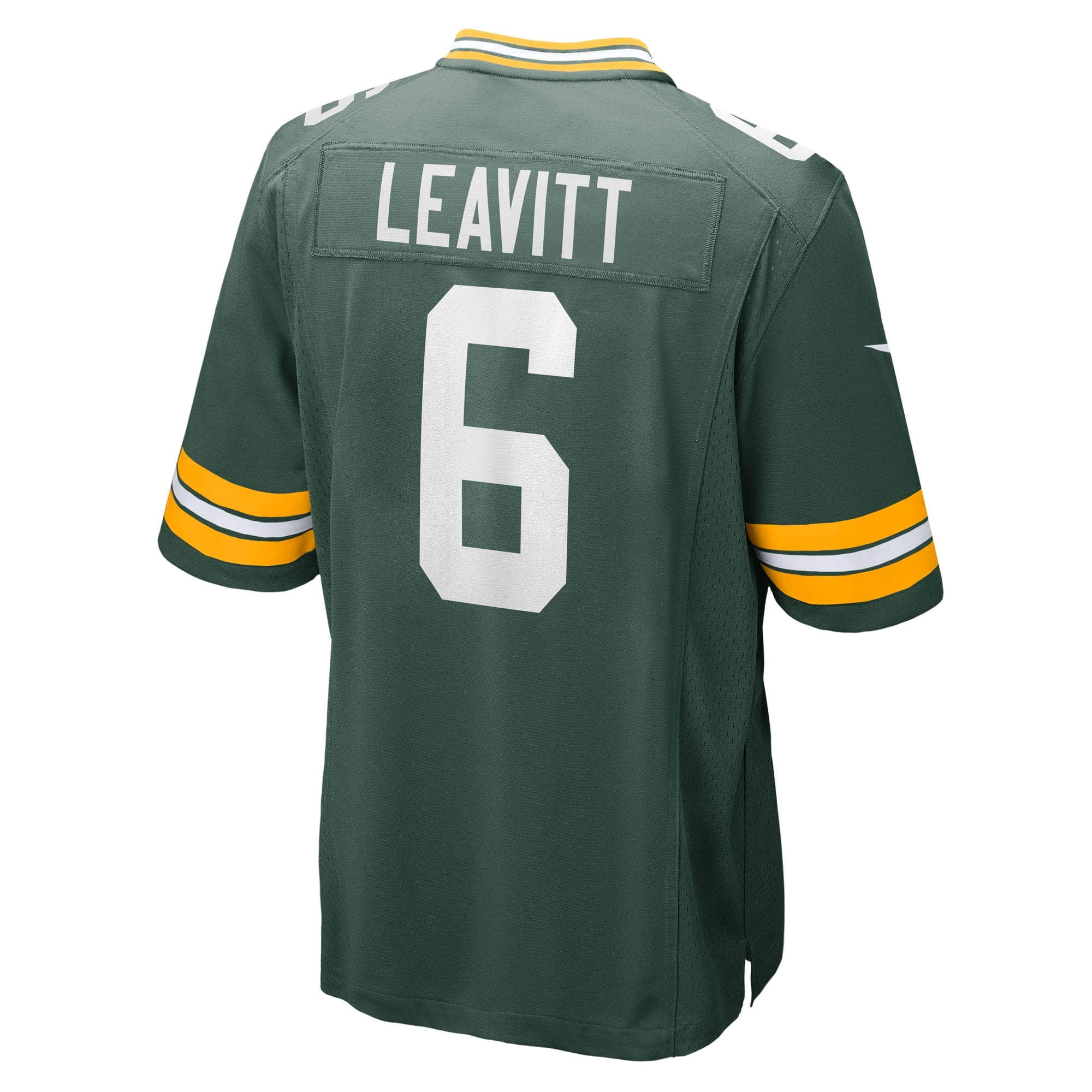 Men's Nike Dallin Leavitt Green Green Bay Packers Game Player Jersey