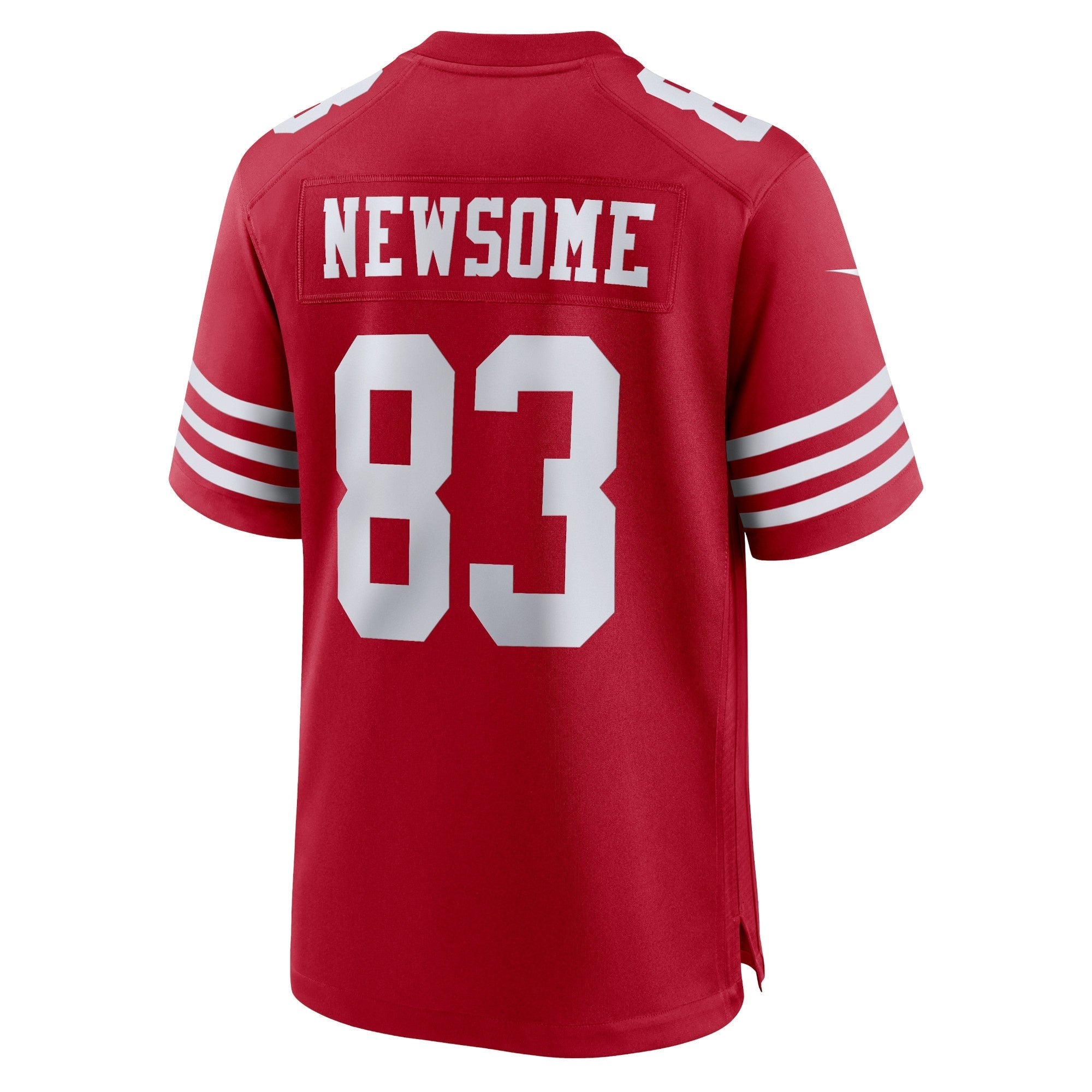 Men's Nike Dazz Newsome Scarlet San Francisco 49ers Home Game Player Jersey