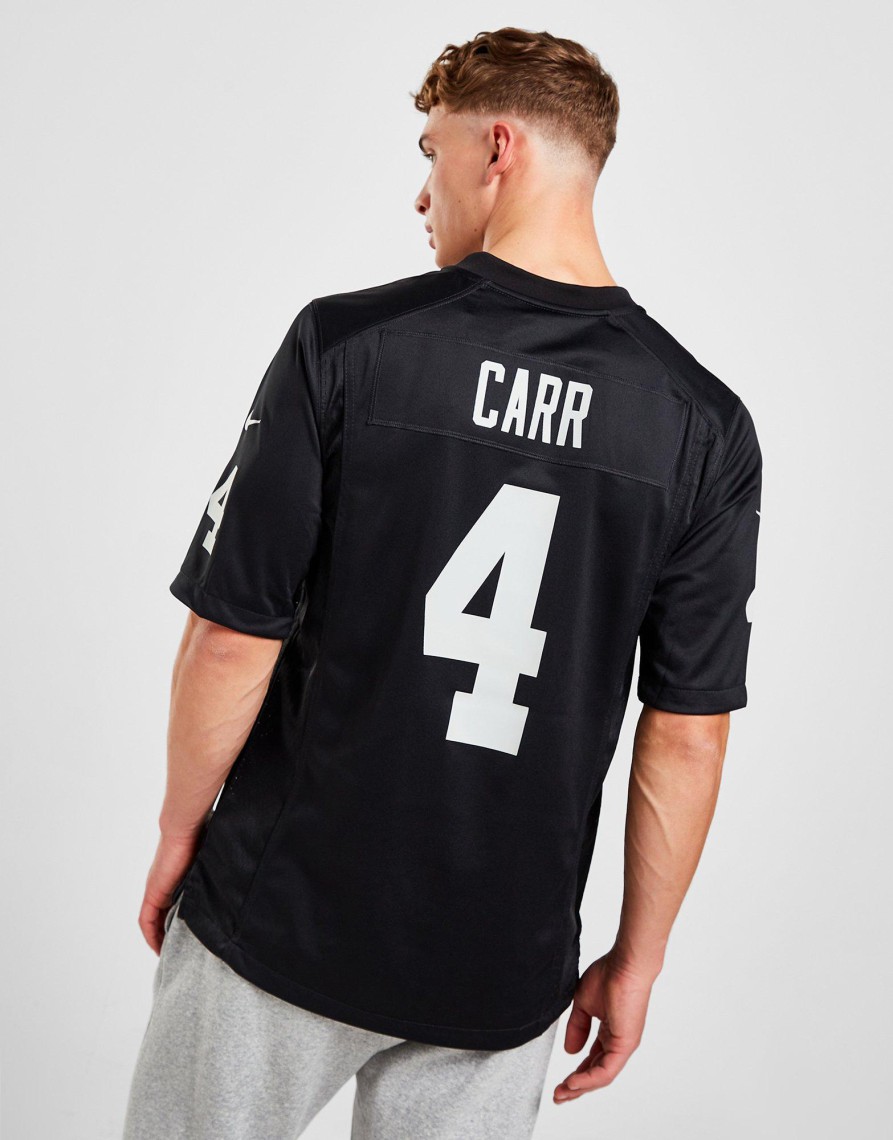 Discount Nike NFL Las Vegas Raiders Carr #4 Home Game Jersey Sort S