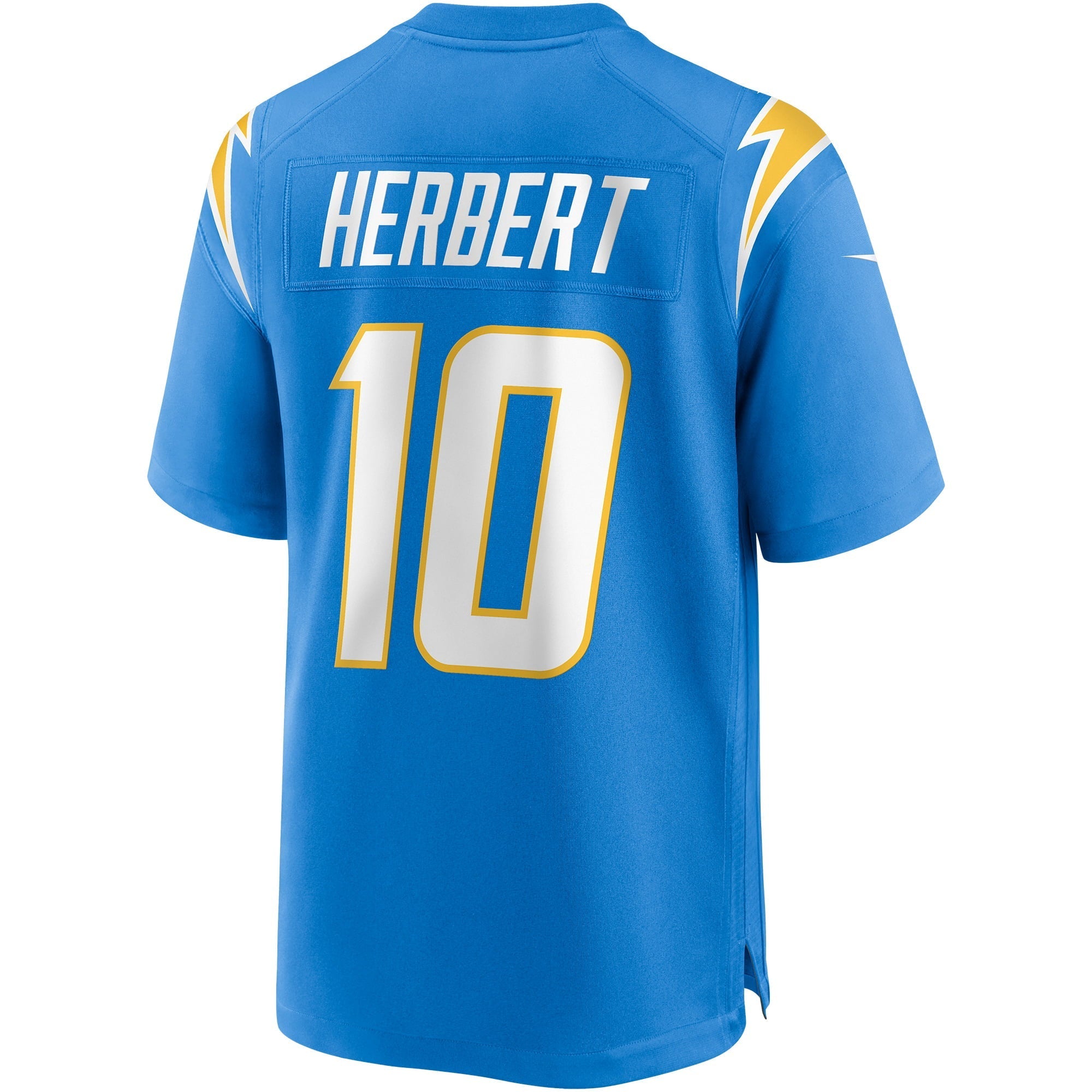 Men's Nike Justin Herbert Powder Blue Los Angeles Chargers Player Game Jersey