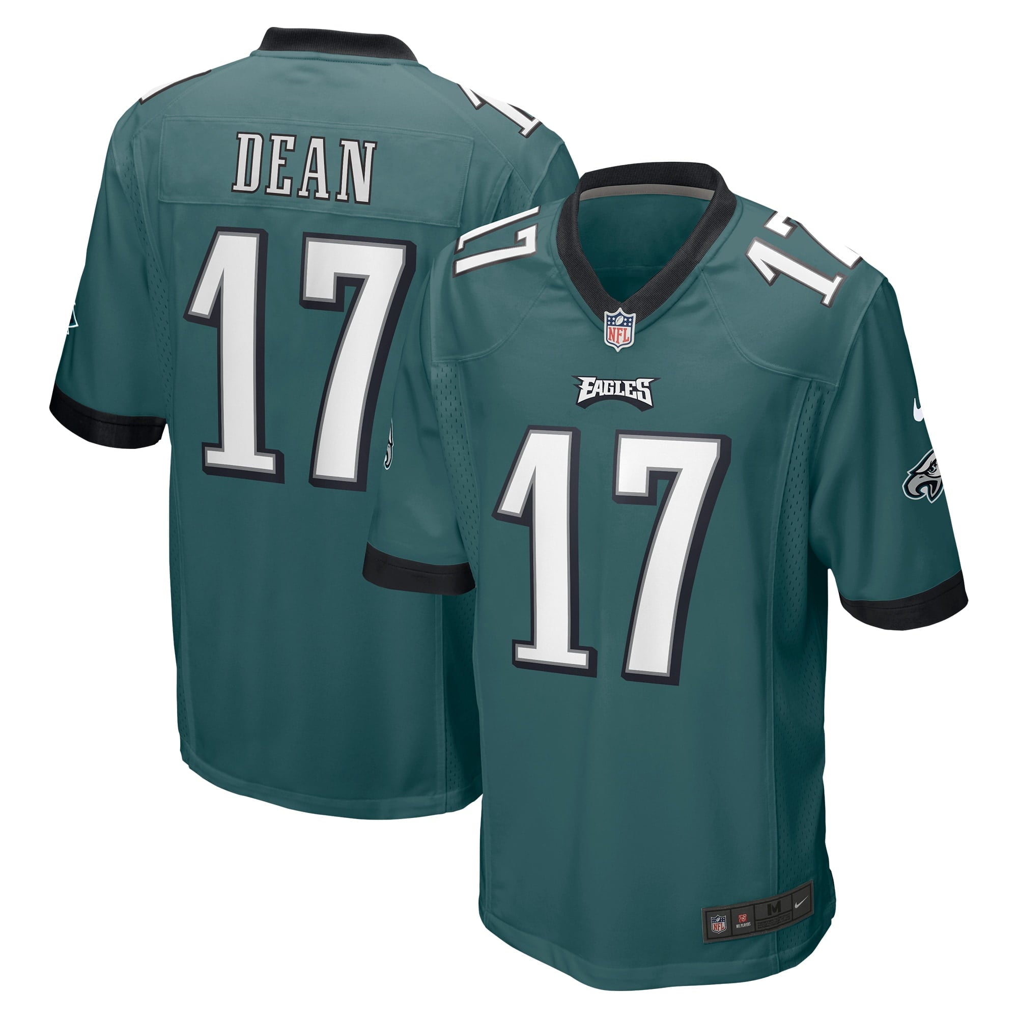 Men's Nike Nakobe Dean Green Philadelphia Eagles Player Game Jersey