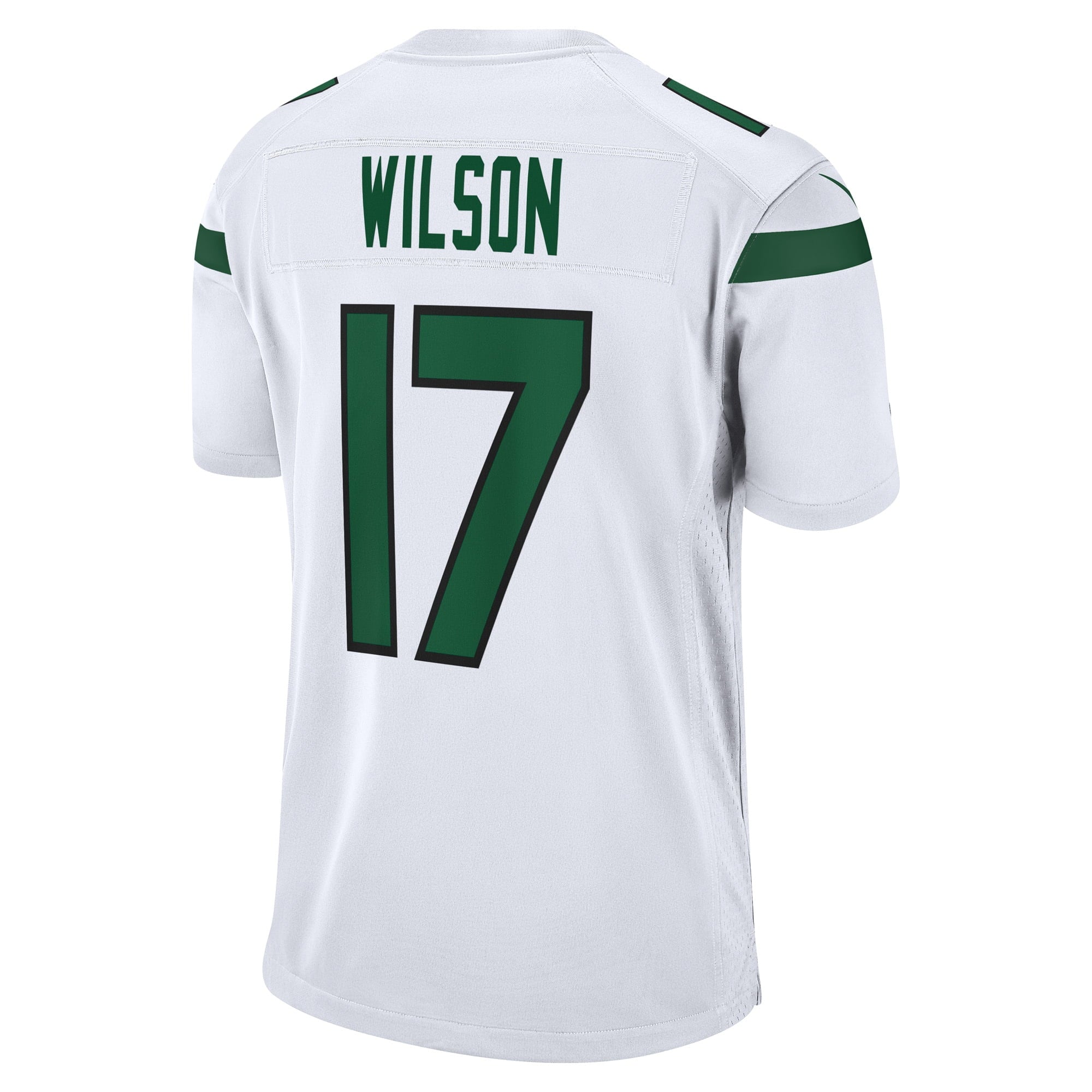 Men's Nike Garrett Wilson White New York Jets Game Player Jersey