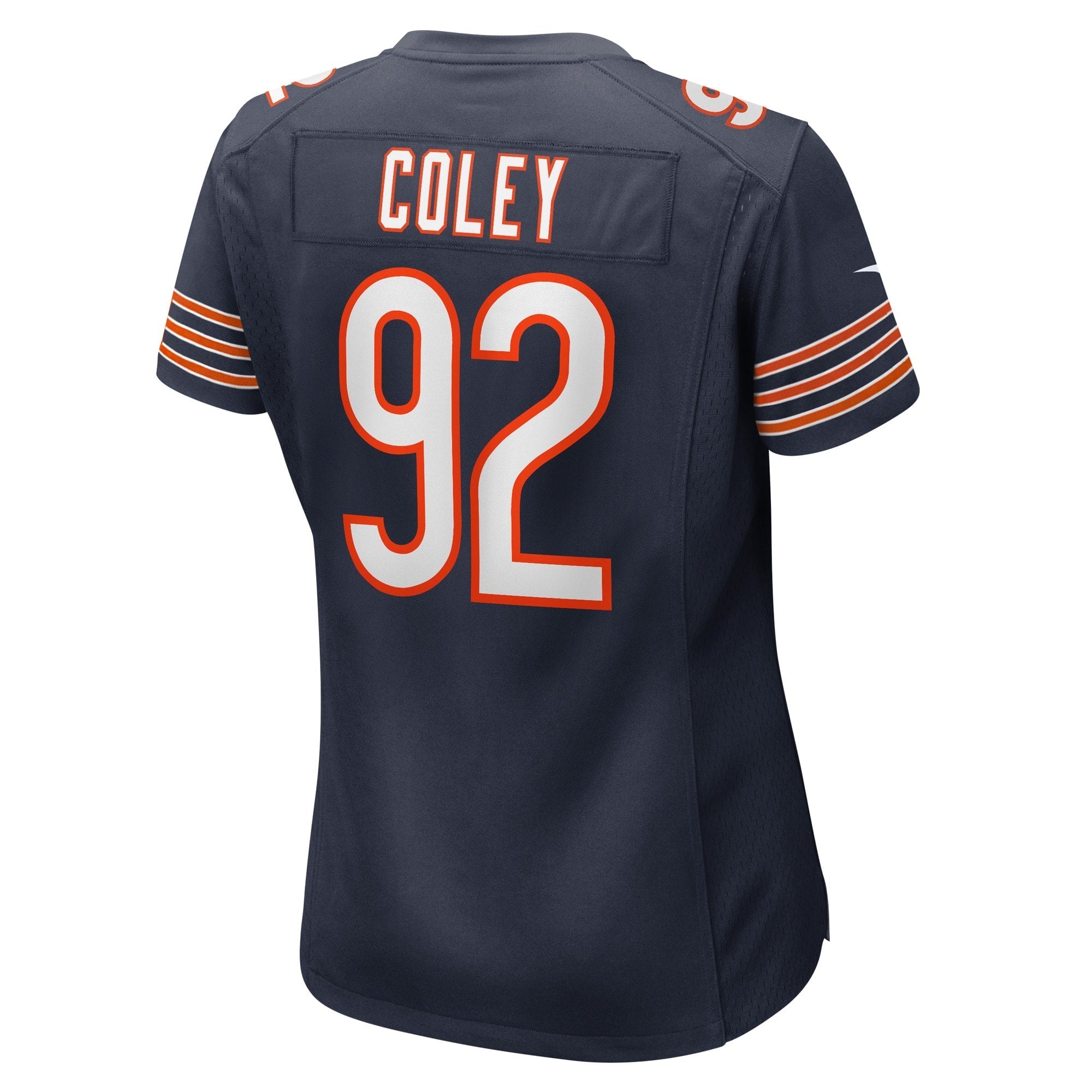 Women's Nike Trevon Coley Navy Chicago Bears Game Player Jersey