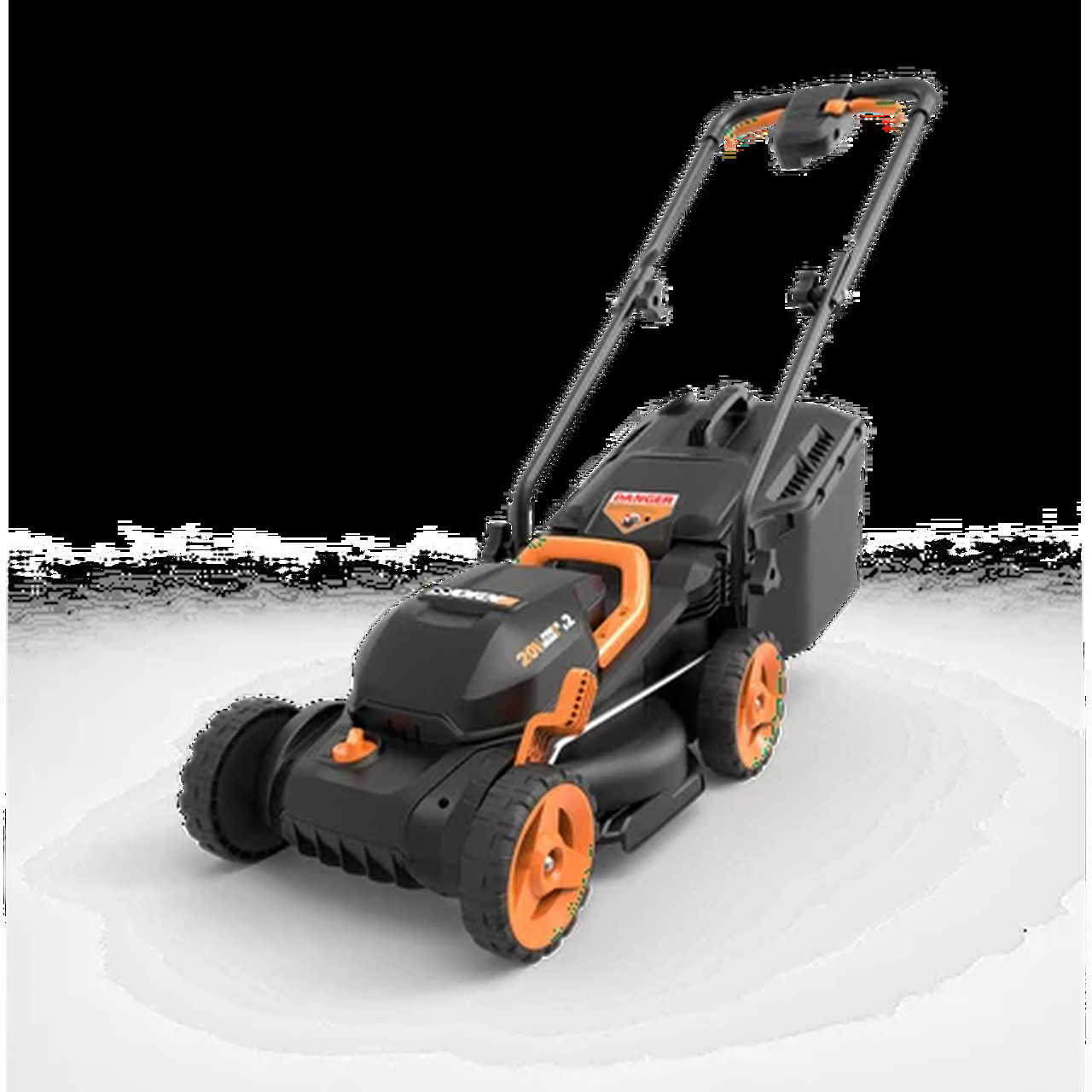 WORX 40V Power Share 40 Ah 14 Lawn Mower w Mulching Intellicut 2x20V