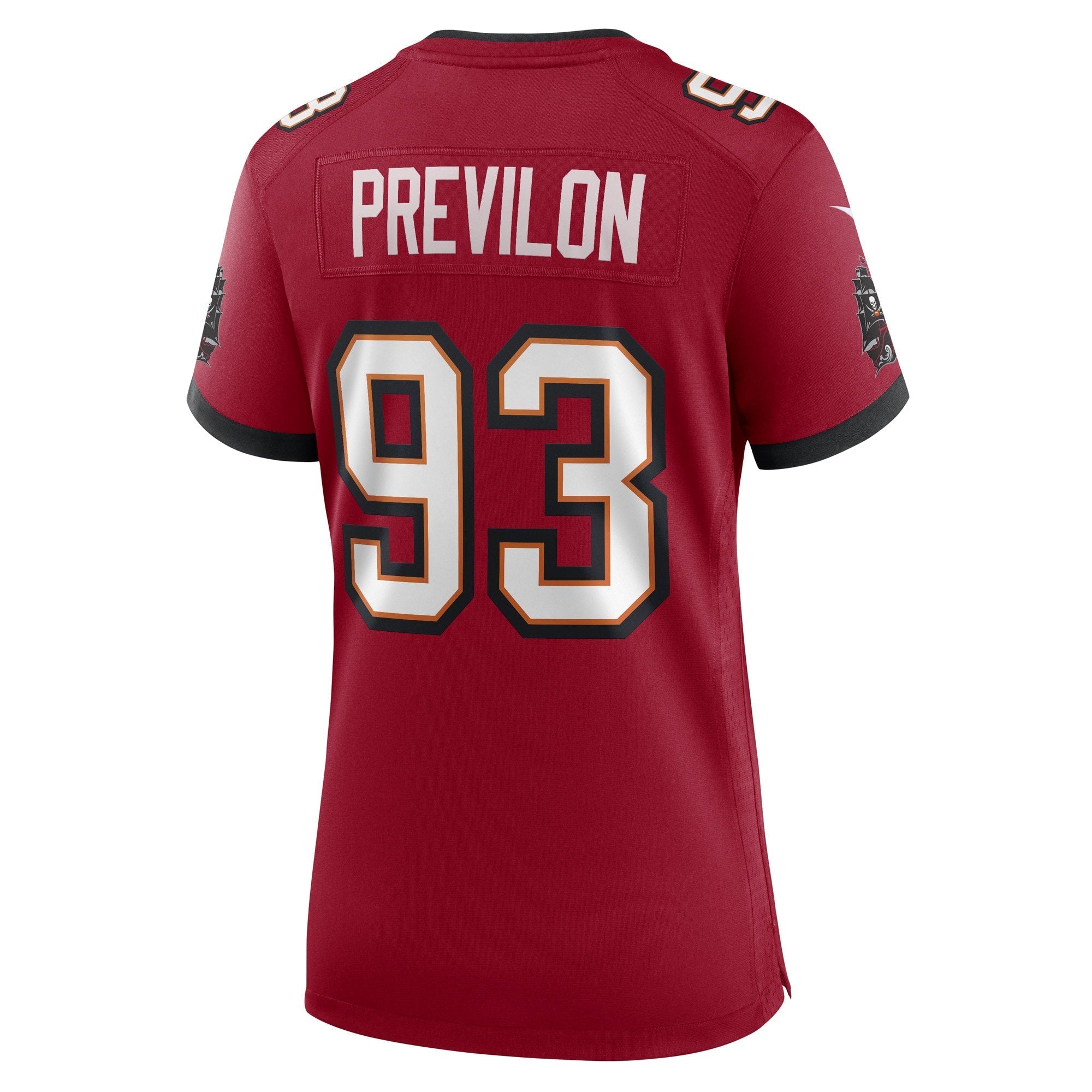 Women's Nike Willington Previlon Red Tampa Bay Buccaneers Game Player Jersey