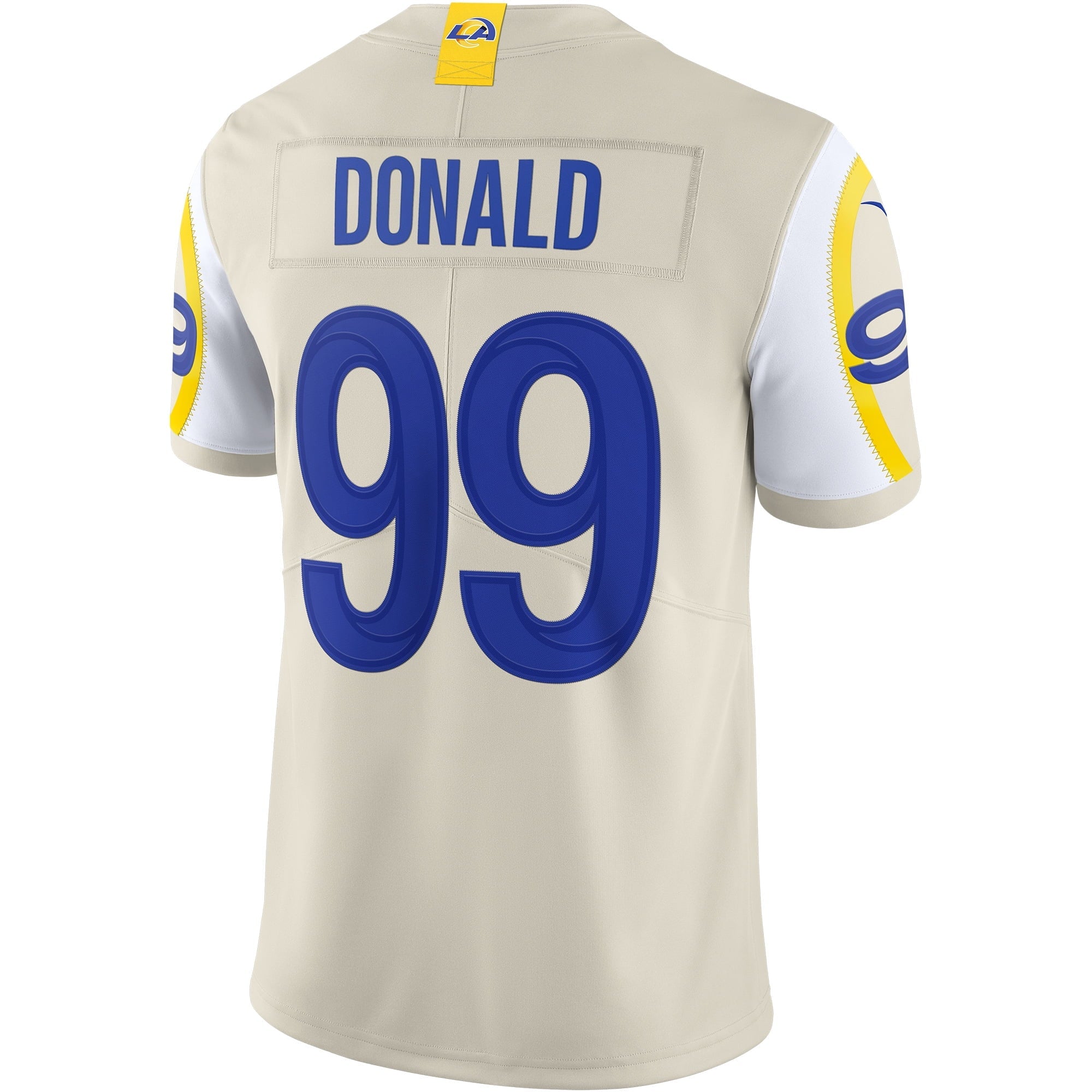 Men's Nike Aaron Donald Bone Los Angeles Rams Vapor Limited Jersey