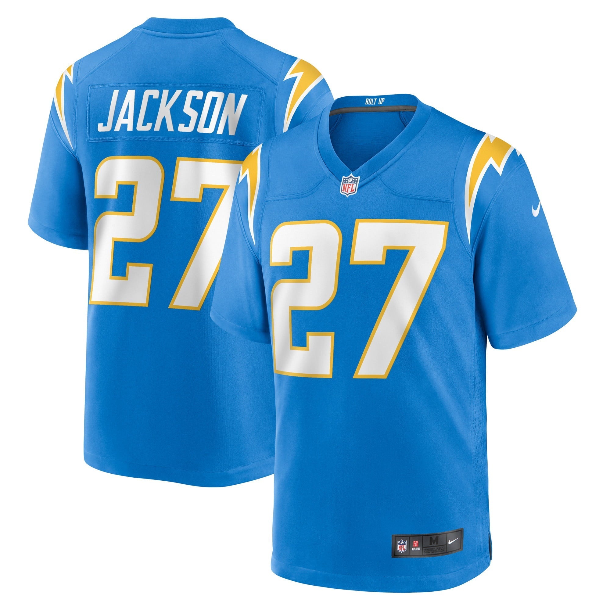Men's Nike J.C. Jackson Powder Blue Los Angeles Chargers Game Jersey