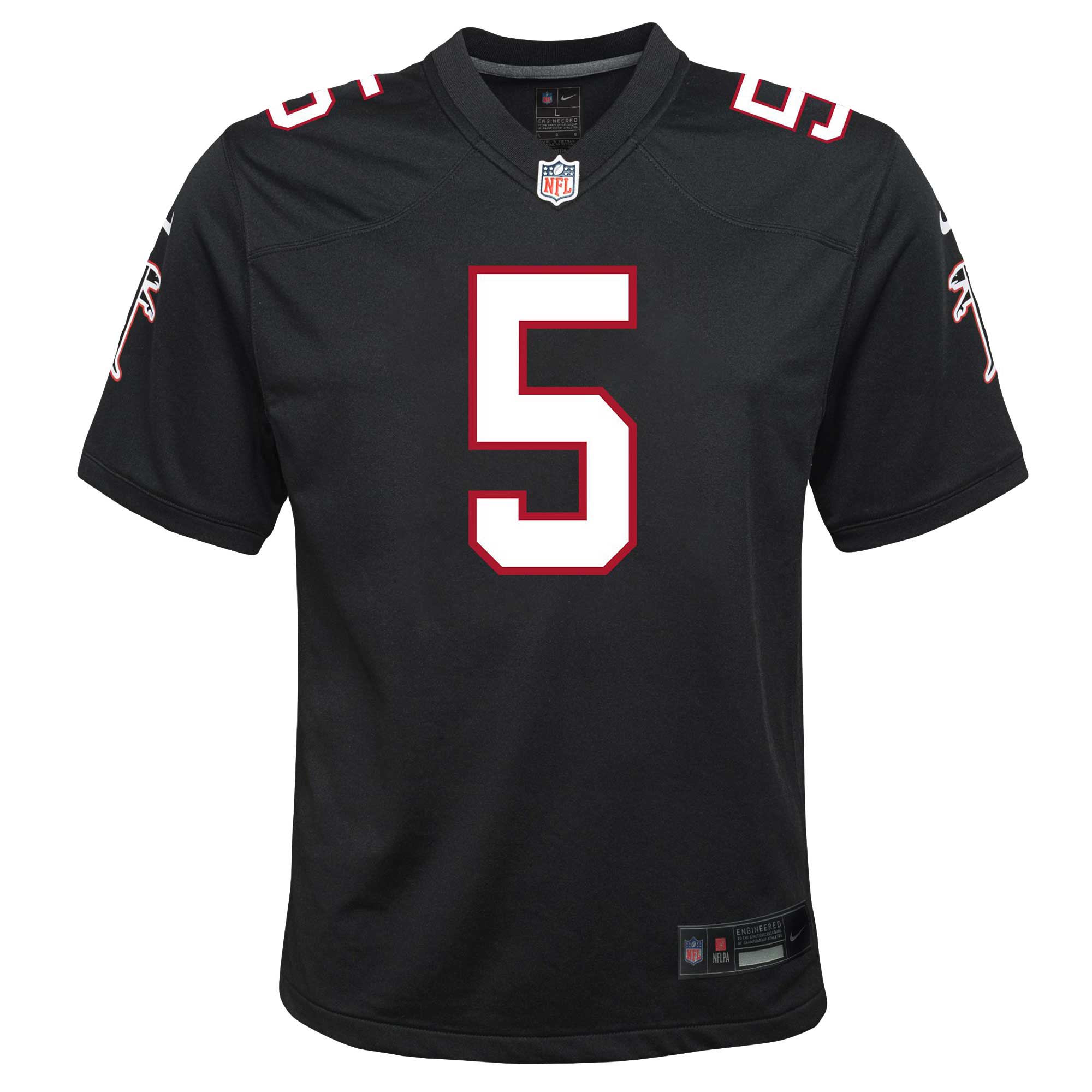 Drake London Atlanta Falcons Nike Youth Game Jersey - Black