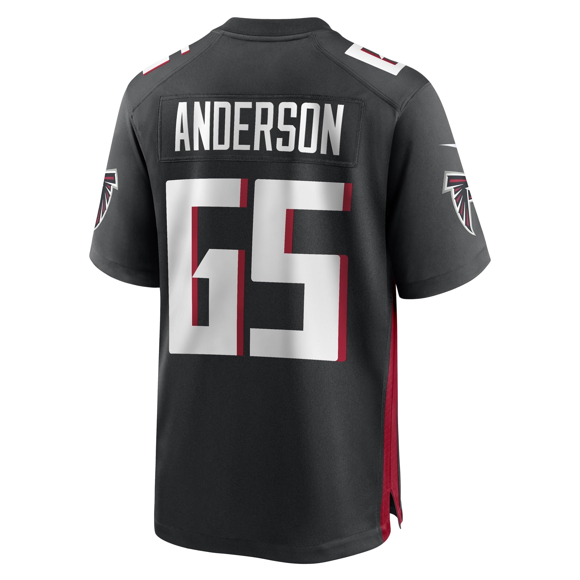Men's Nike Abdullah Anderson Black Atlanta Falcons Game Player Jersey