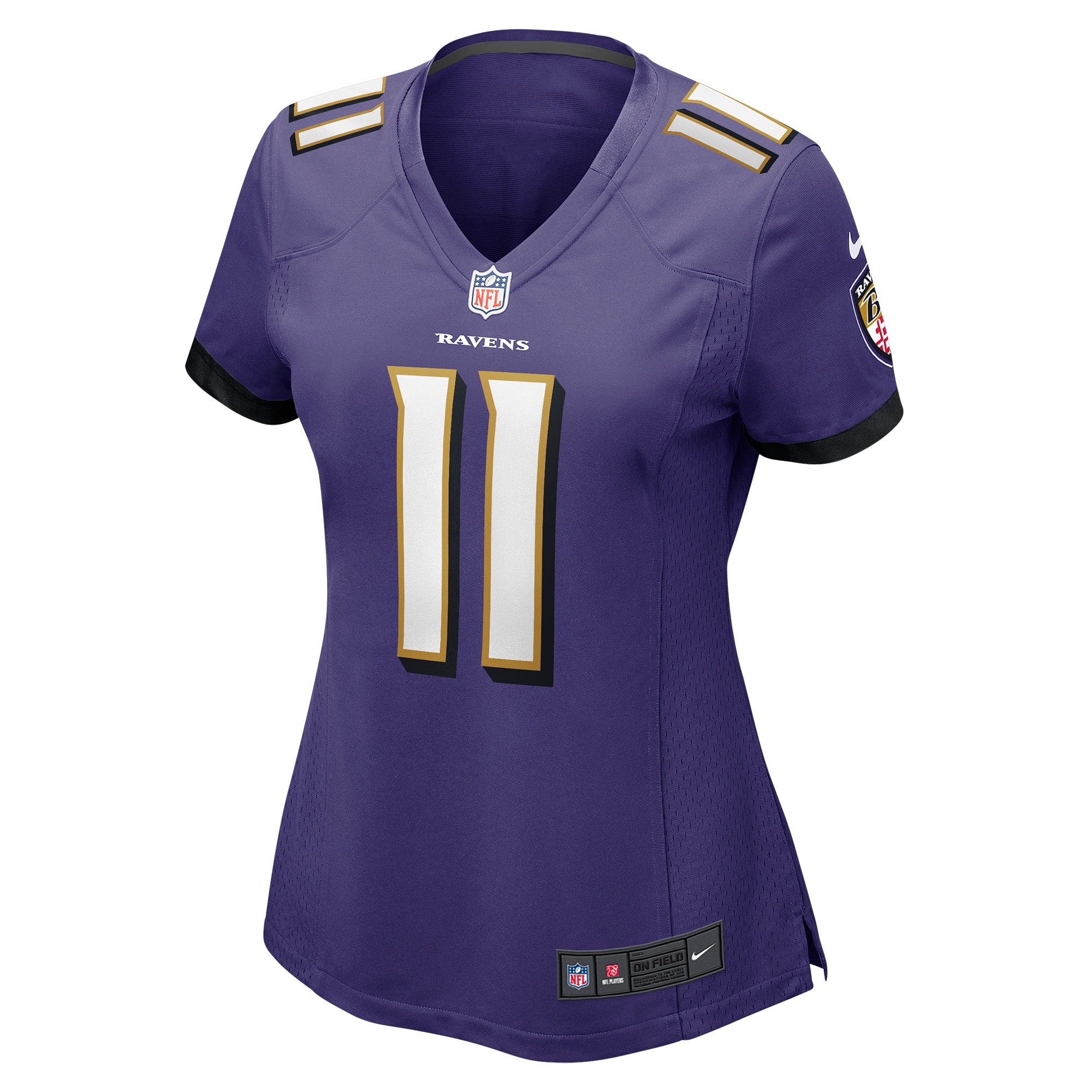 Jordans Stout Baltimore Ravens Nike Women's Player Game Jersey - Purple