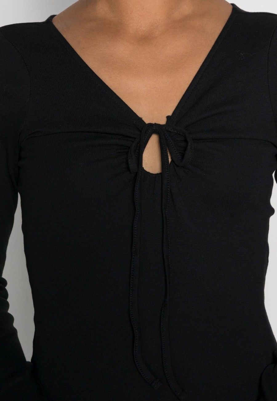 Cheap Even&Odd Authentique 100% Robe en jersey robes col en v profond femme XS