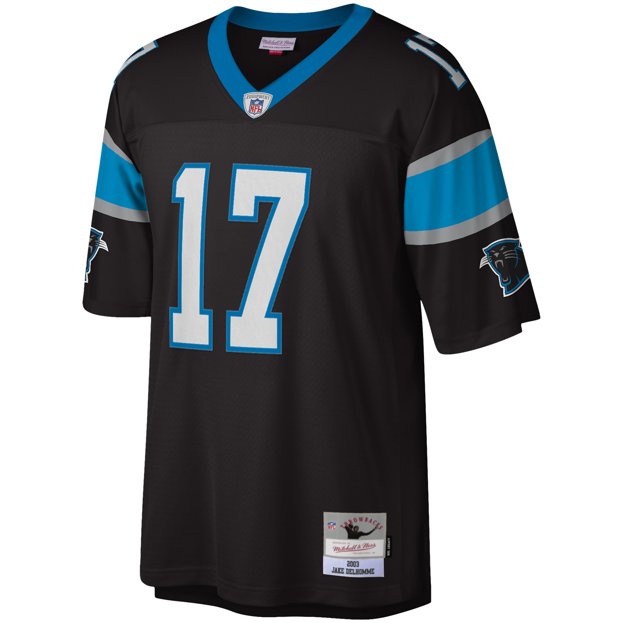 Jake Delhomme Carolina Panthers Mitchell & Ness Legacy Replica Jersey - Black