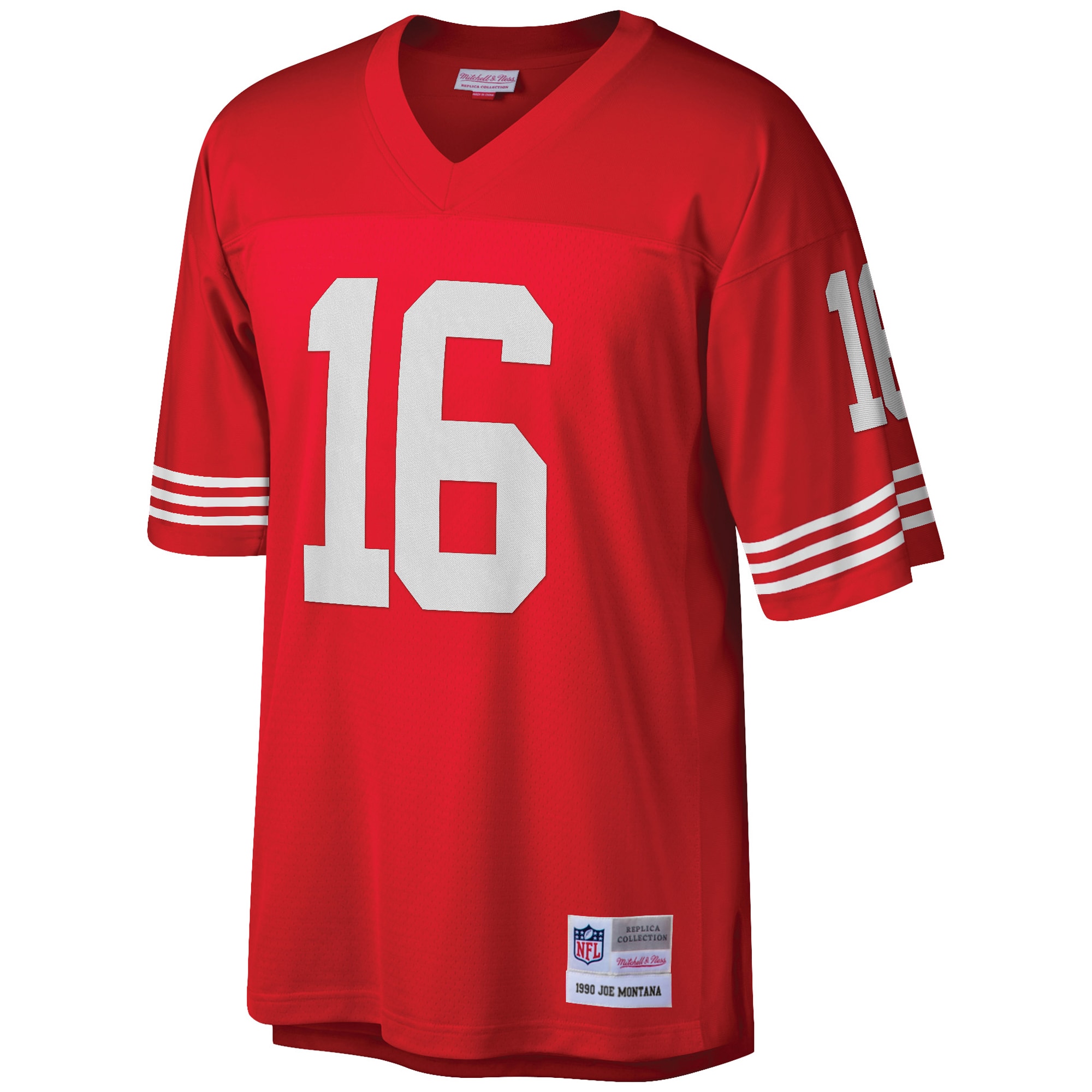 Joe Montana San Francisco 49ers Mitchell & Ness Big & Tall 1990 Retired Player Replica Jersey - Scarlet