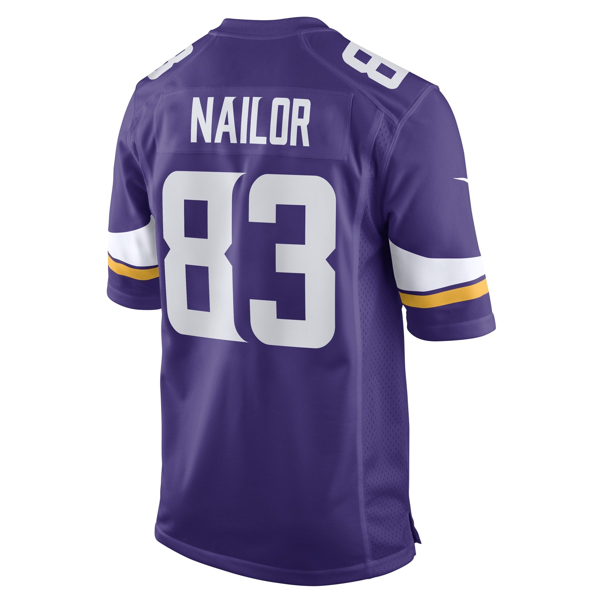 Men's Nike Jalen Nailor Purple Minnesota Vikings Game Player Jersey