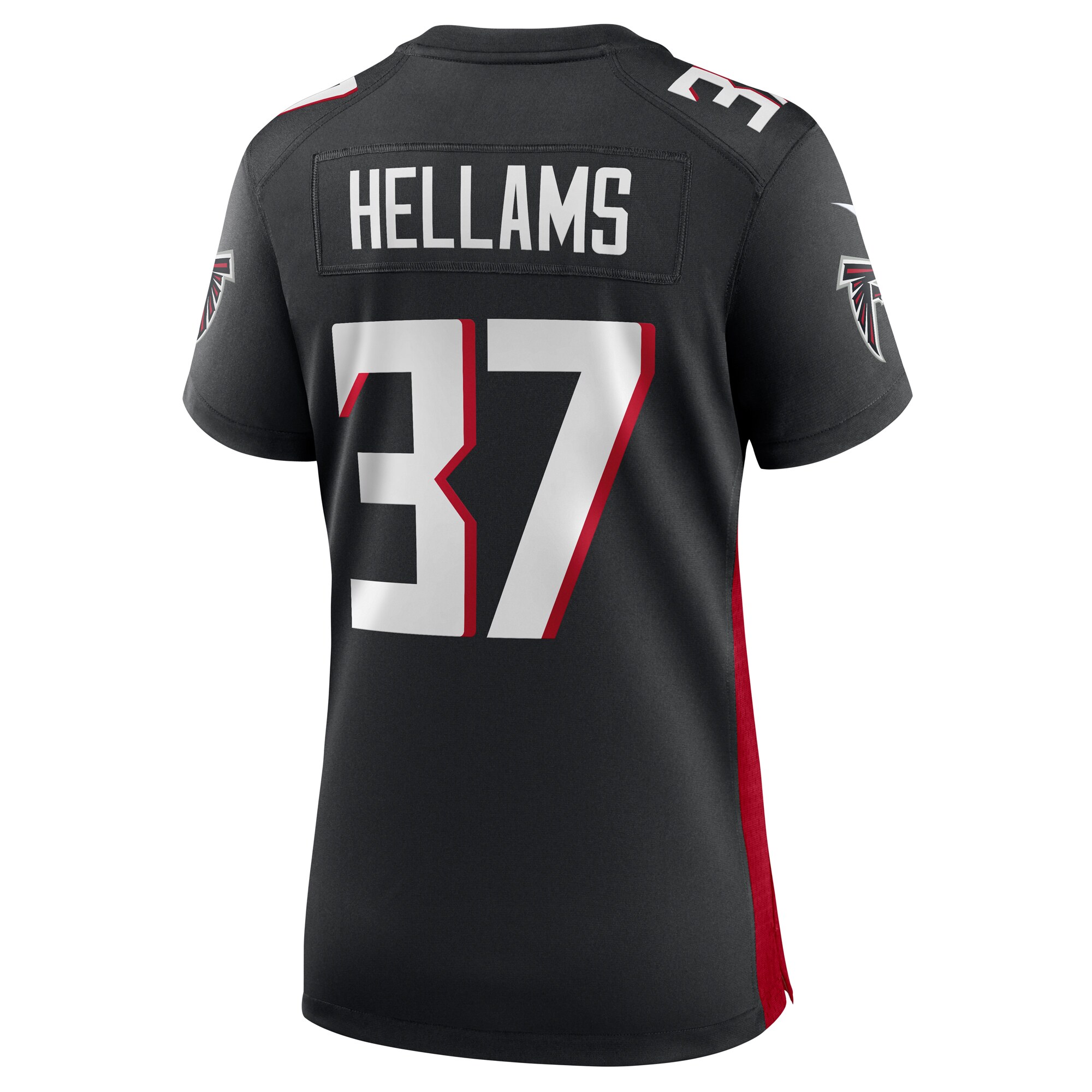 DeMarcco Hellams Atlanta Falcons Nike Women's Team Game Jersey -  Black