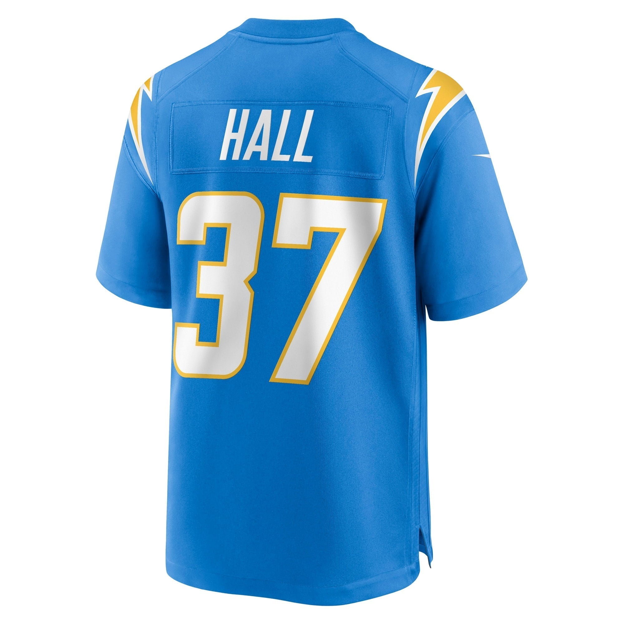 Men's Nike Kemon Hall Powder Blue Los Angeles Chargers Game Jersey
