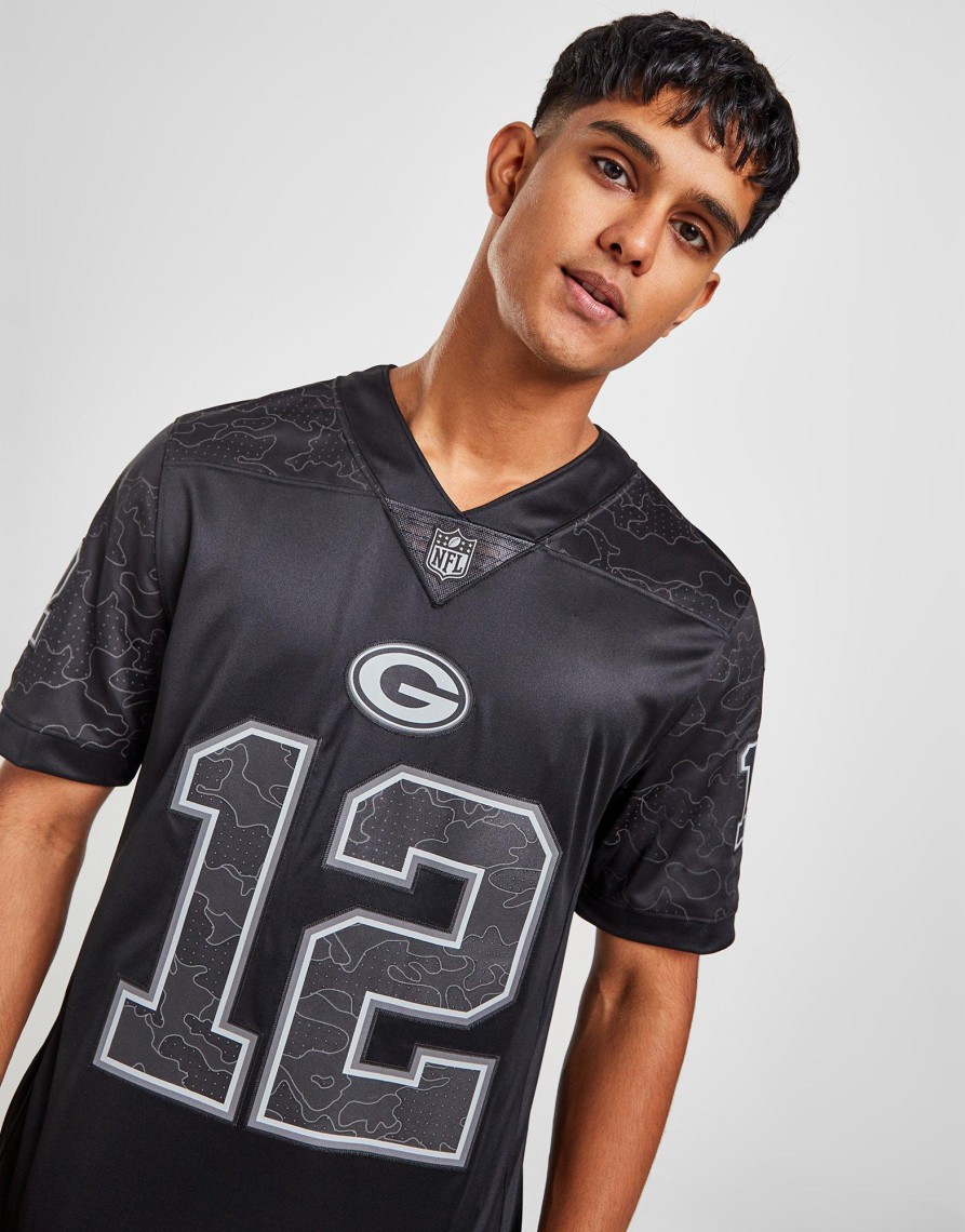 Cheap Nike NFL Green Bay Packers Rodgers #12 Jersey Sort S