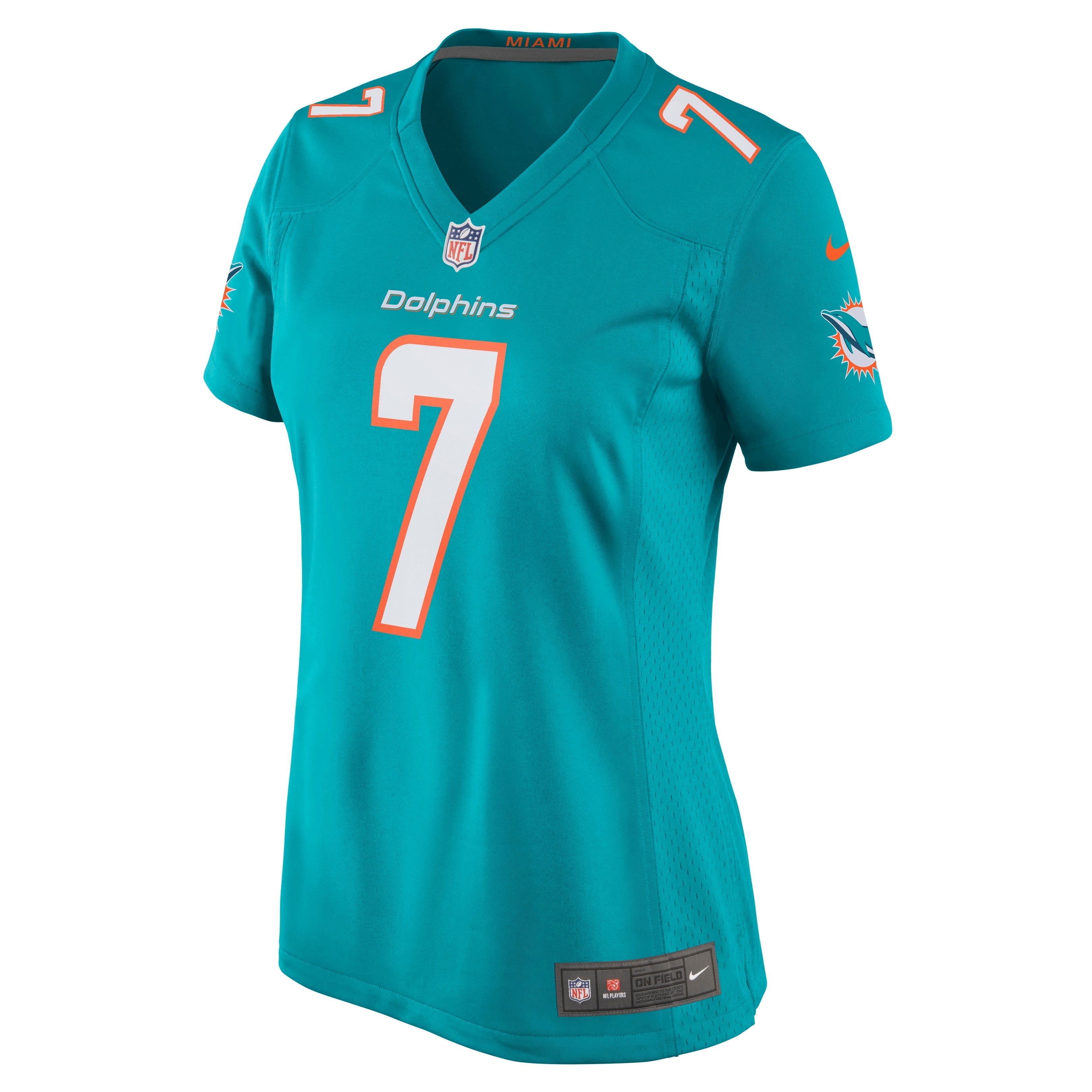 Women's Nike Jason Sanders Aqua Miami Dolphins Game Jersey