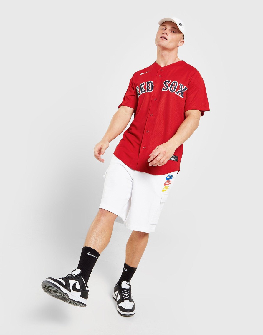 Sale Nike MLB Boston Red Sox Alternate Jersey Rød S