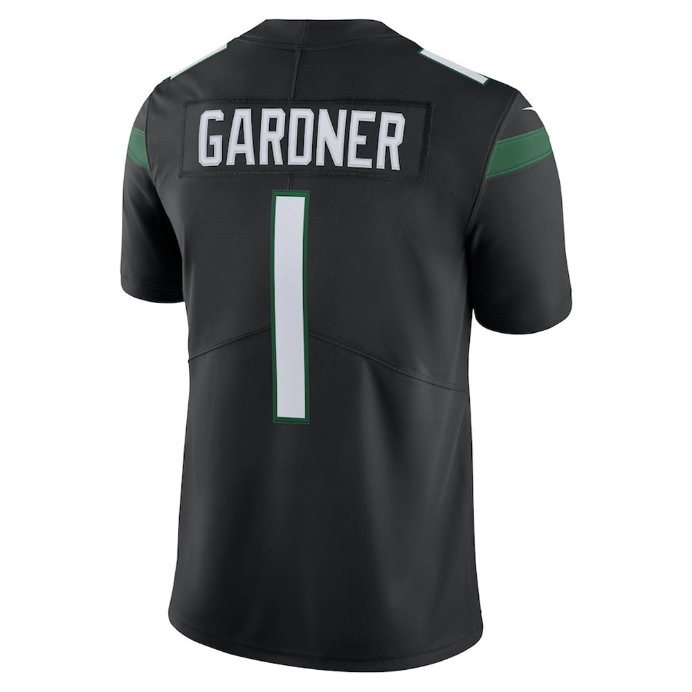 Youth New York Jets Sauce Gardner Vapor Jersey - Black