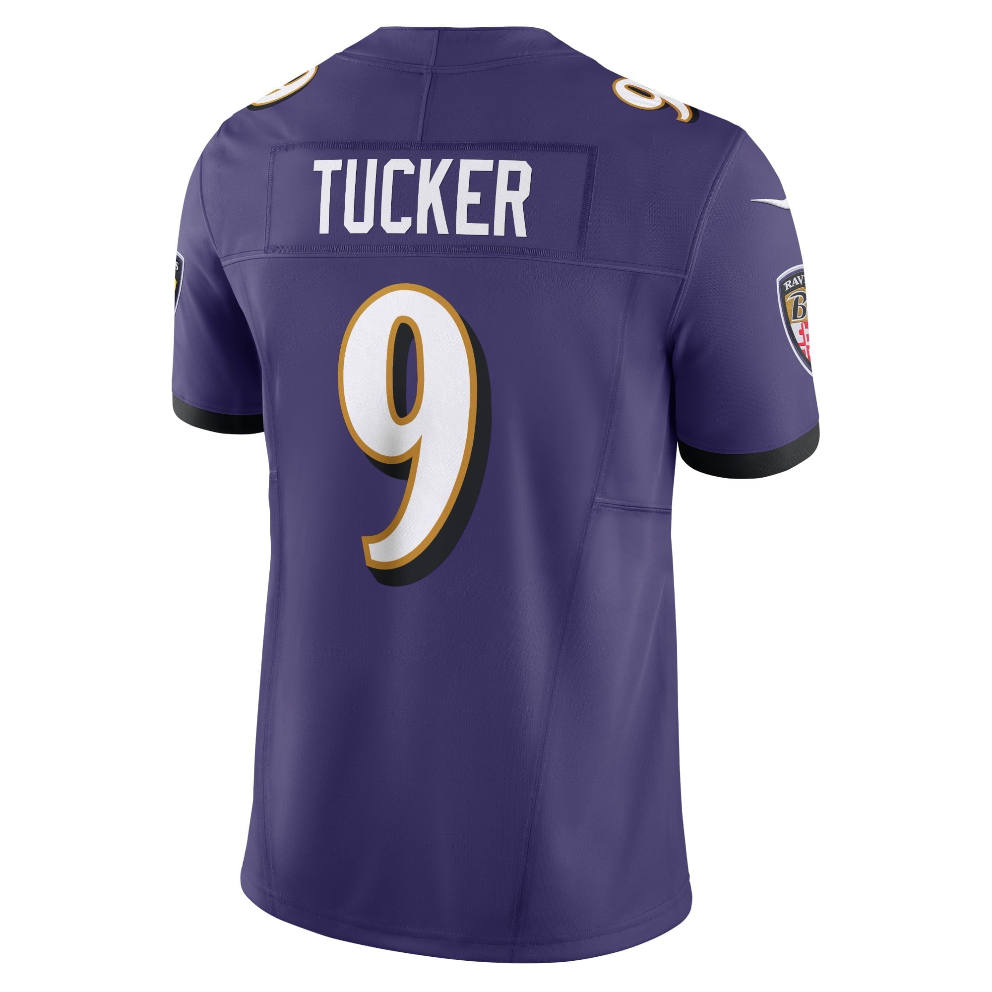 Men's Nike Justin Tucker Purple Baltimore Ravens Vapor F.U.S.E. Limited Jersey